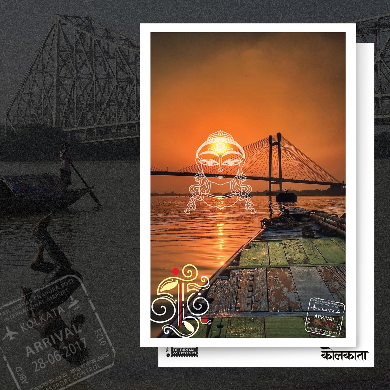 Sponsored Ad - Kolkata- 6 Street Scene Postcards Collection