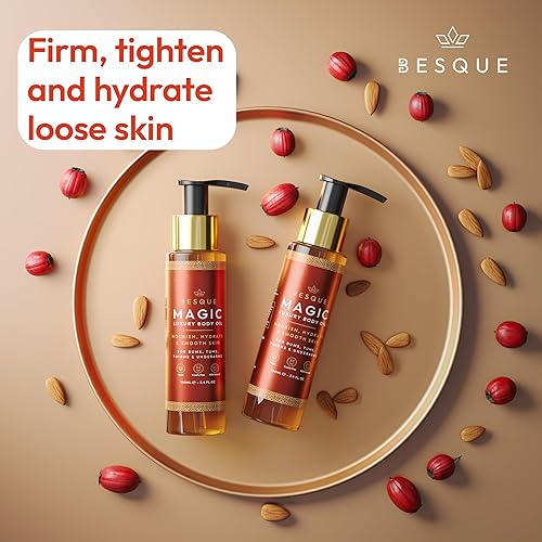 Miniatura 4 de Besque Aceite corporal mágico, 3.38 onzas líquidas, aceite corporal para después de la ducha para mujeres, cuidado de la piel hidratante para todo