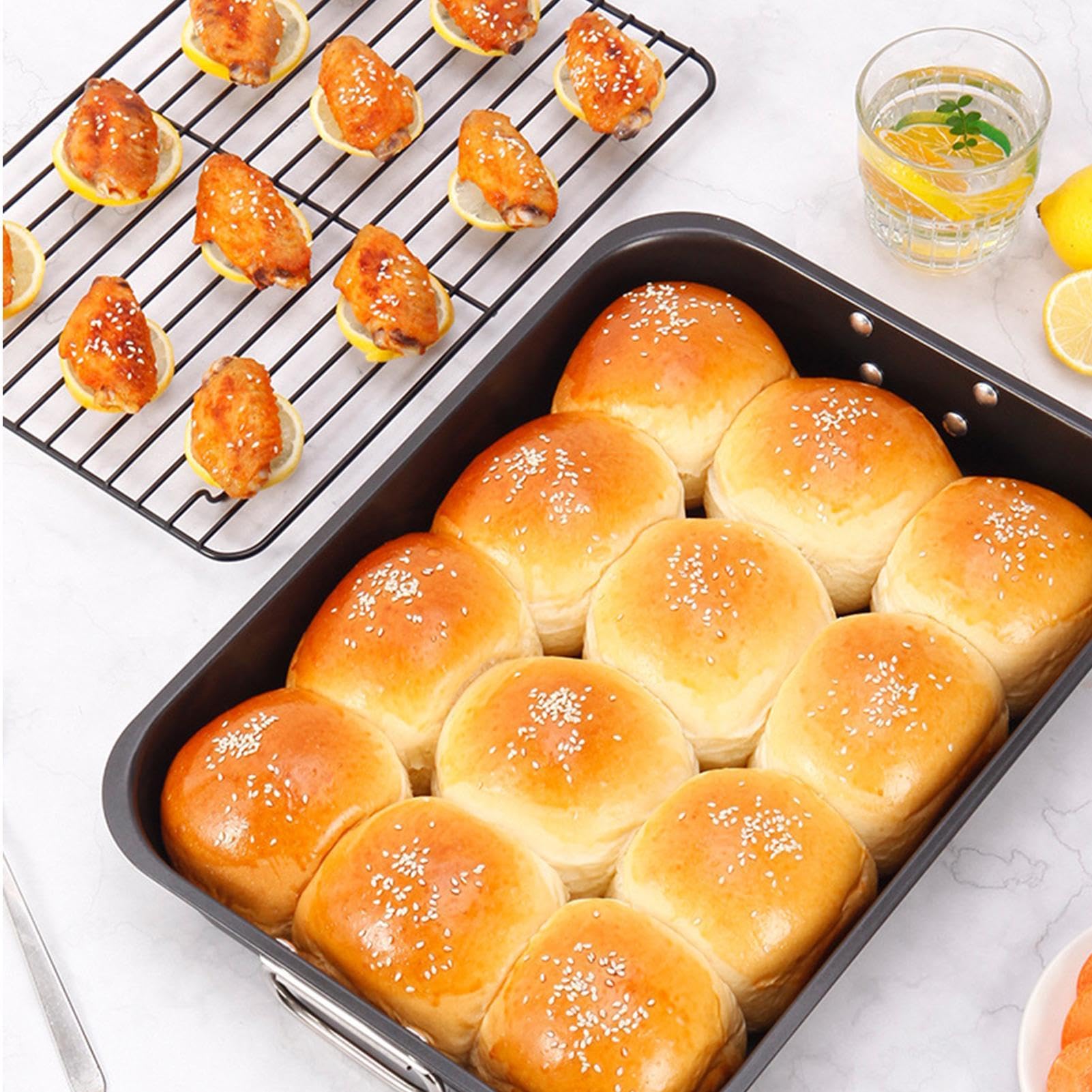 Bratpfannen für Öfen, Gemüsegrillkorb Camping BBQ Grilltabletts