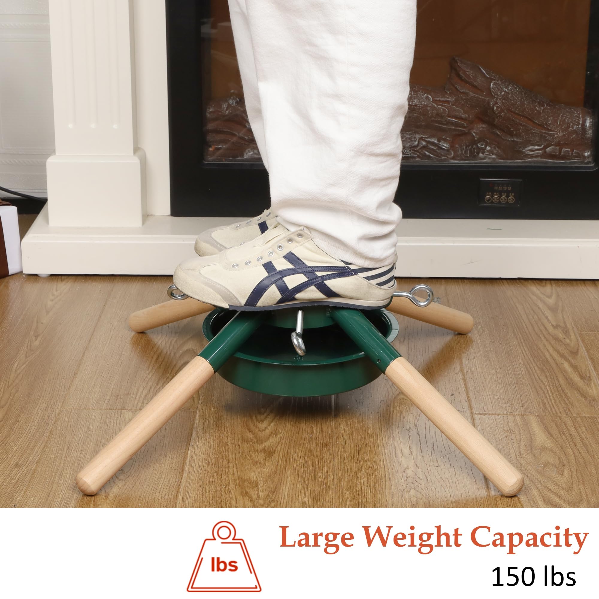Blissun Soporte para árbol de Navidad, soporte para árbol de Navidad, soporte para árbol de Navidad, soporte para árboles reales, verde
