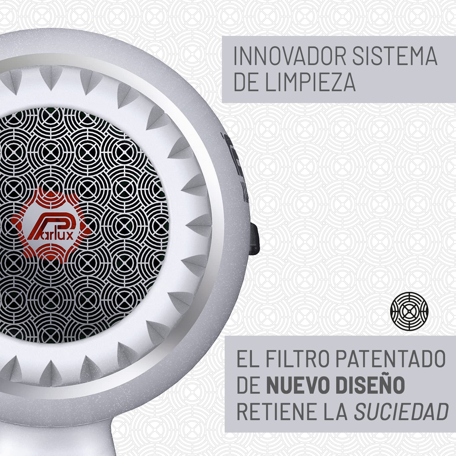 Pack Parlux Digitalyon con Difusor Magic Sense, Secador de cabello profesional con iones negatrivos, Muy ligero y potente, Fabricado en Italia, Color gris glitter