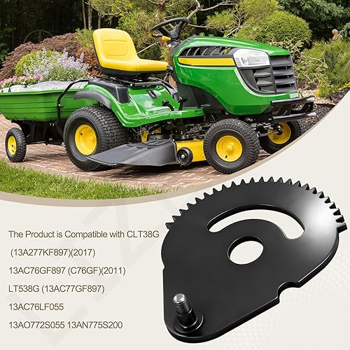 Miniatura 6 de 738-0919 Eje de dirección con buje y kit de engranajes de dirección 617-04094 para cortacésped MTDTroy-BiltCraftsman, contiene 948-0389 731-1309