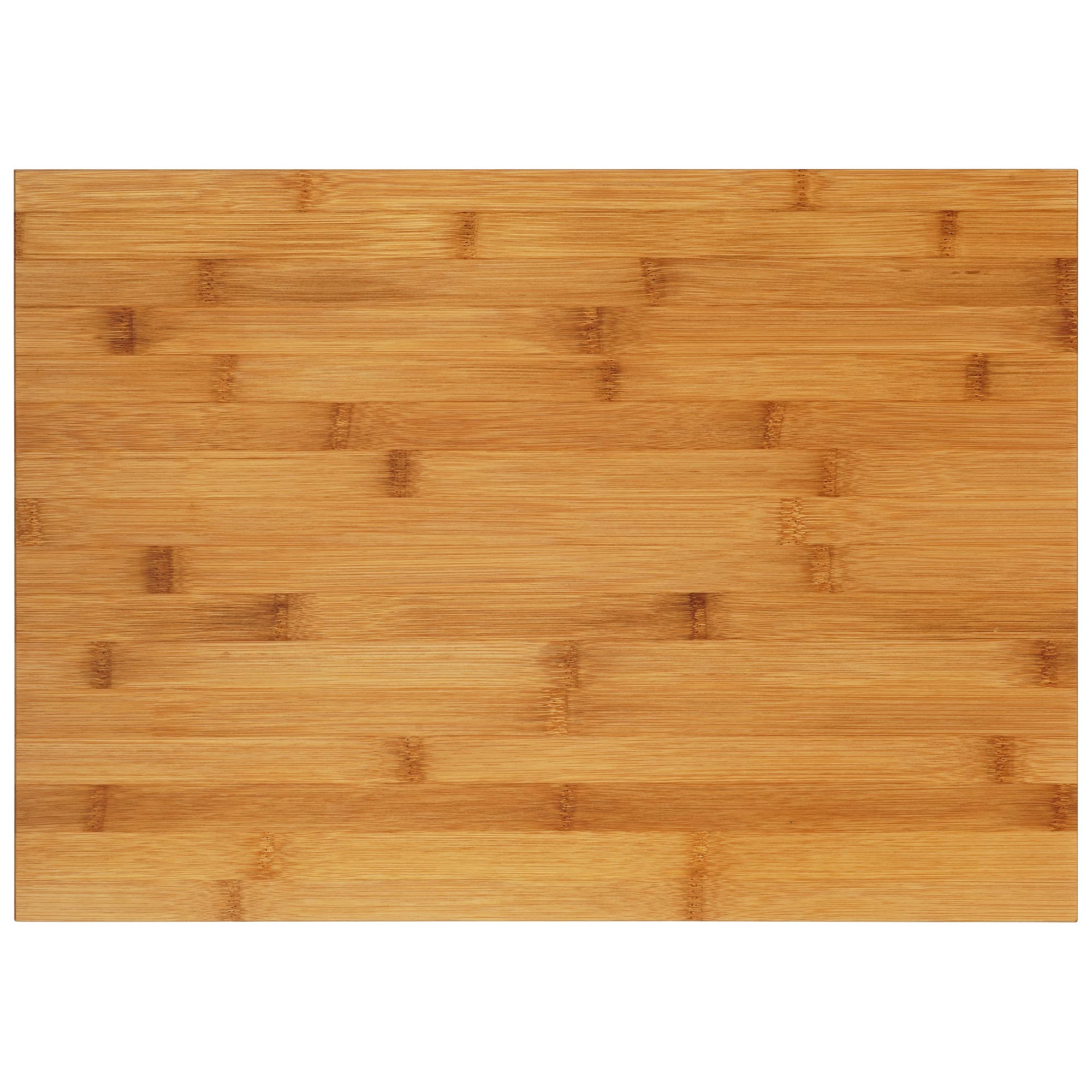 SmokeMax 2-1 grand bloc en bois massif avec planche à découper et plateau de service en bambou naturel (env. 50 x 35 x 5 cm)