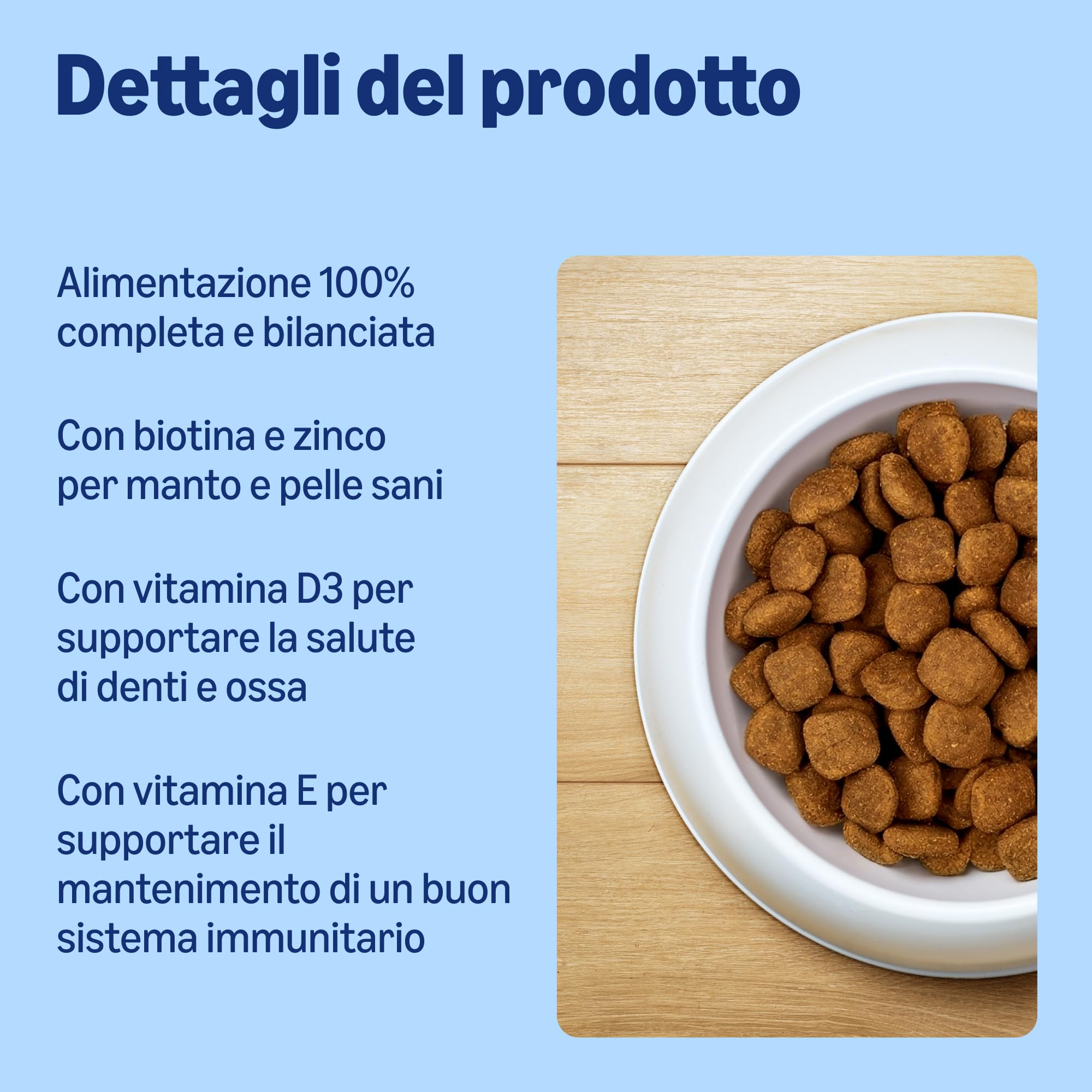 by Amazon - Alimento secco completo per cani adulti ricco di manzo con piselli, 1 confezione da 20 kg