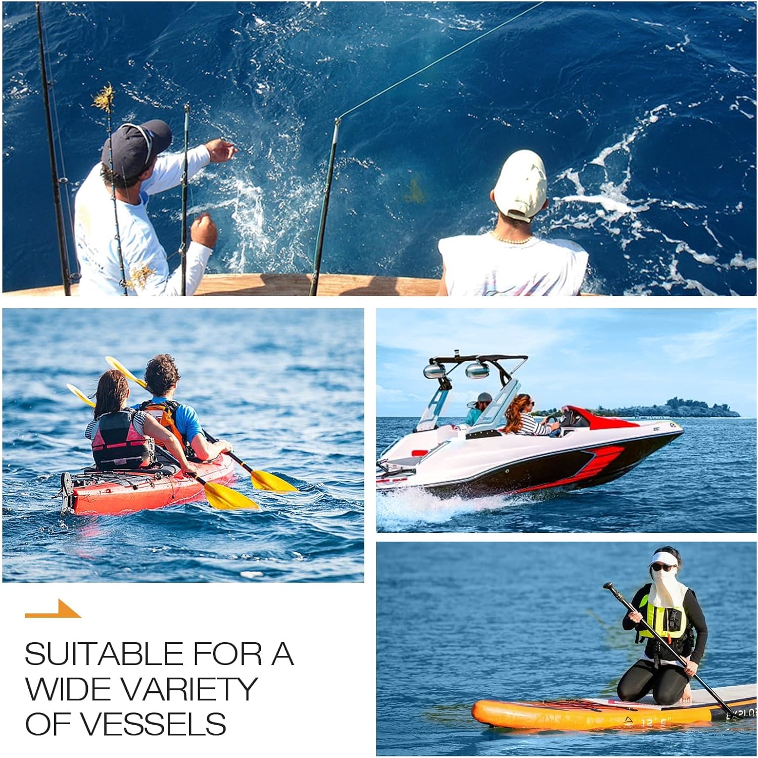 Kayak Anchor Boat Anchor for Kayaks, Canoes, SUP Paddle Boards & Jet Skis, Folding Anchor with 40ft Anchor Tow Rope and Carrying Bag