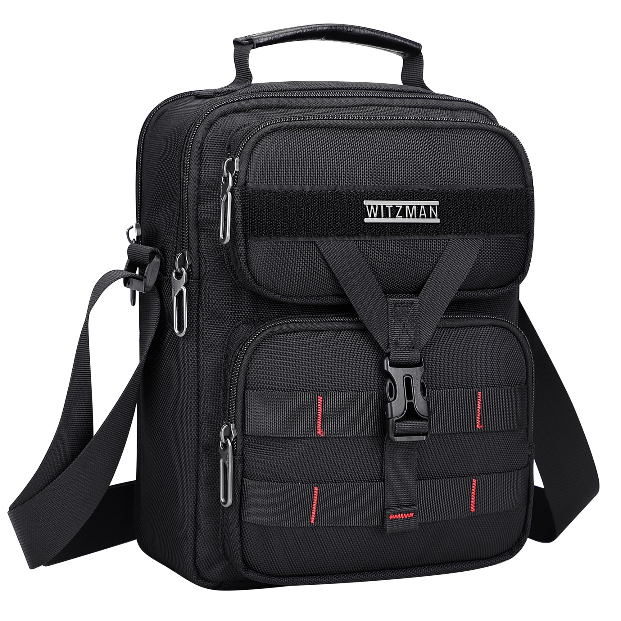 WITZMAN Crossbody Bag for Men Travel Small Shoulder Bags Lightweight Man Purse Messenger Bag for Casual Daliy Work