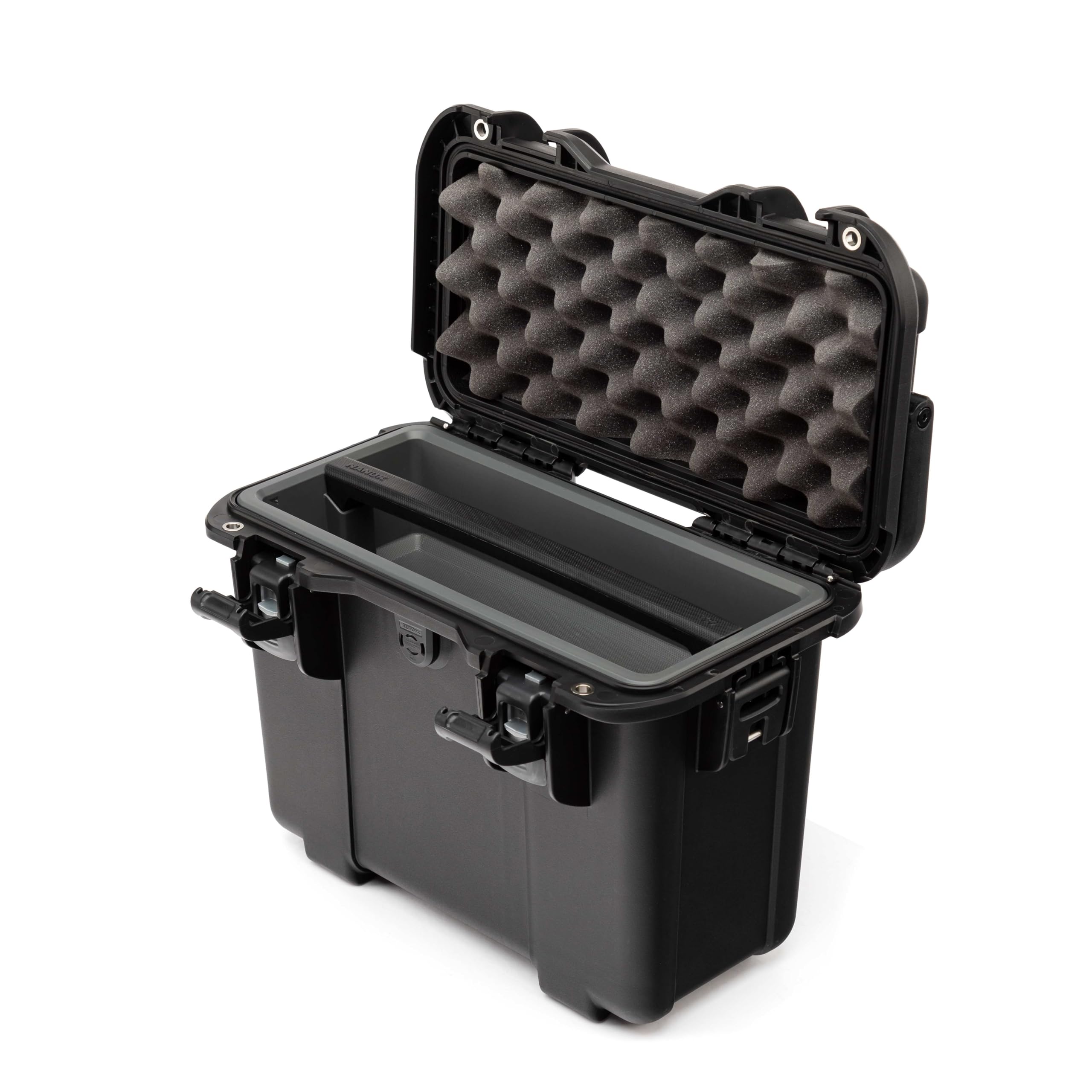 Nanuk T30 Top Loader Waterproof Hard Case with Plastic Tray and Dividers, Black