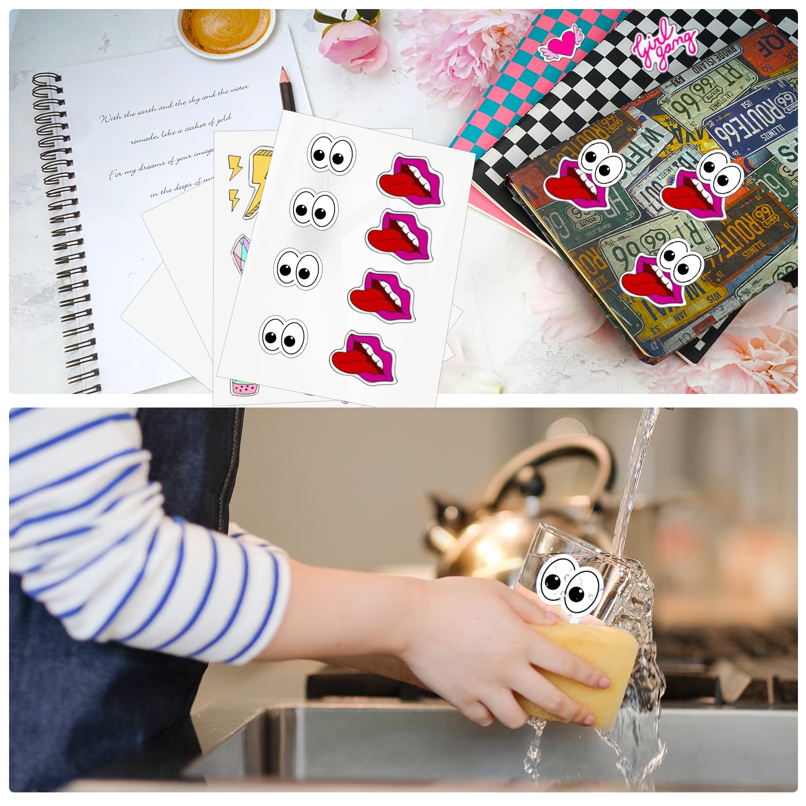 Stickerpapier Zum Selbst Drucken A4 KATLINNA 30 Stück Sticker Papier Zum  Bedrucken A4 Selbstklebende Folie Rub On Folie, image size:1600x1600