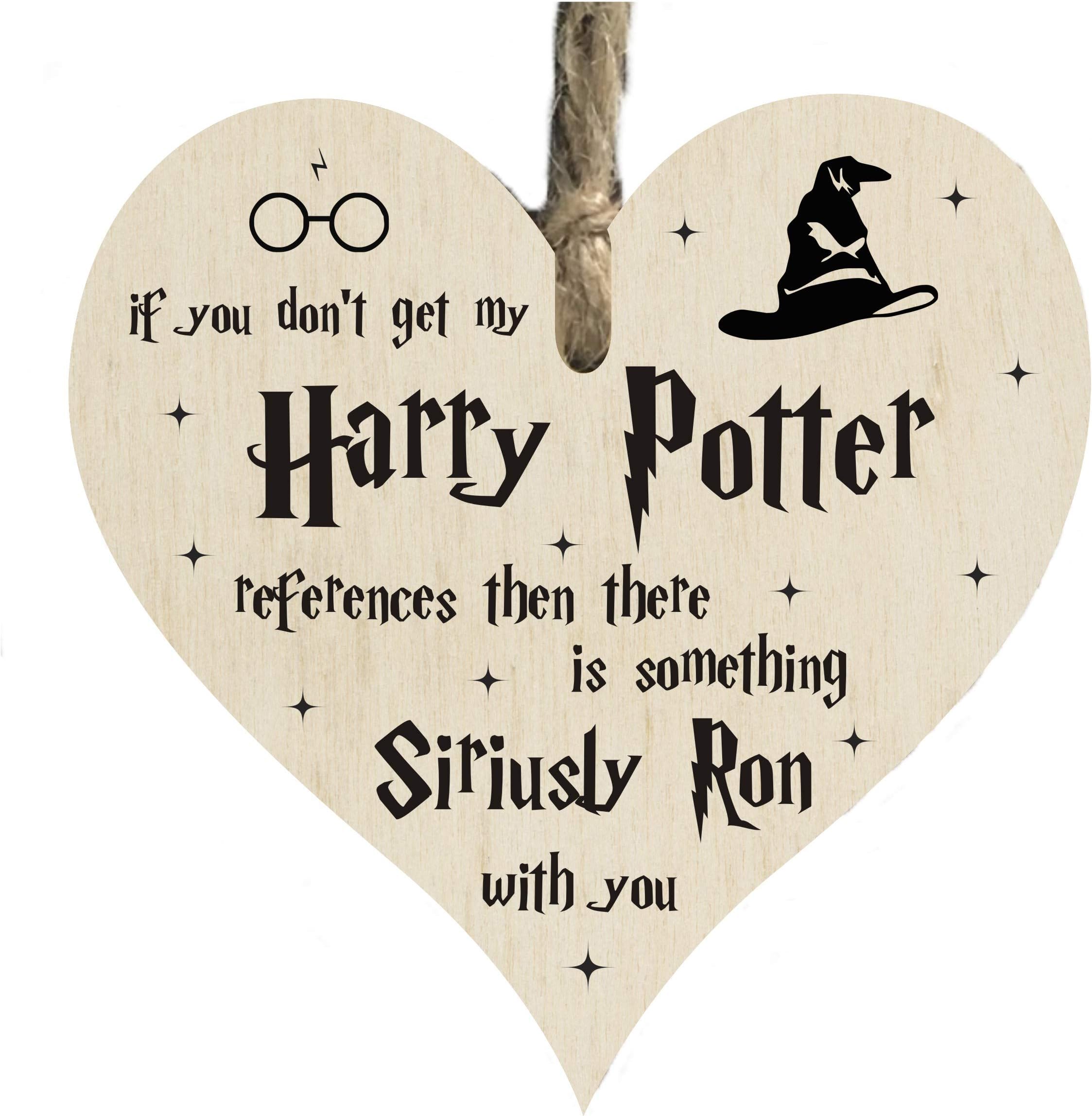 the sticker studio ltd If You Don't Get My H Potter Quote Ceramic Heart Shape Plaque Gift Sign cr67