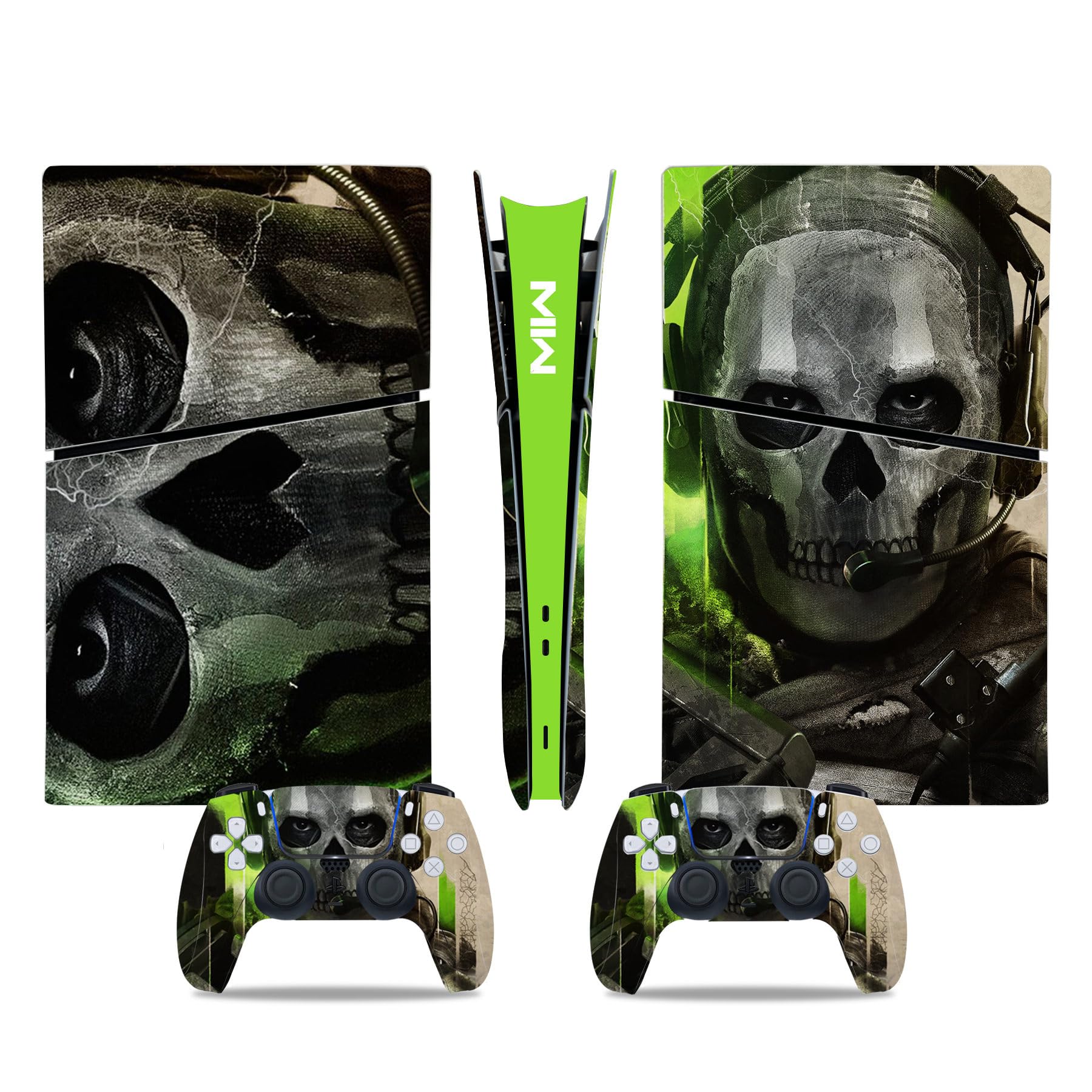 Kit de vinilos Extra Resistentes MaD Vision® para PlayStation 5 (PS5) Digital| Set de vinilos Mate para Consola + 2 mandos - para Anime|Rubber|Zoro|Nami Diseño — view 17