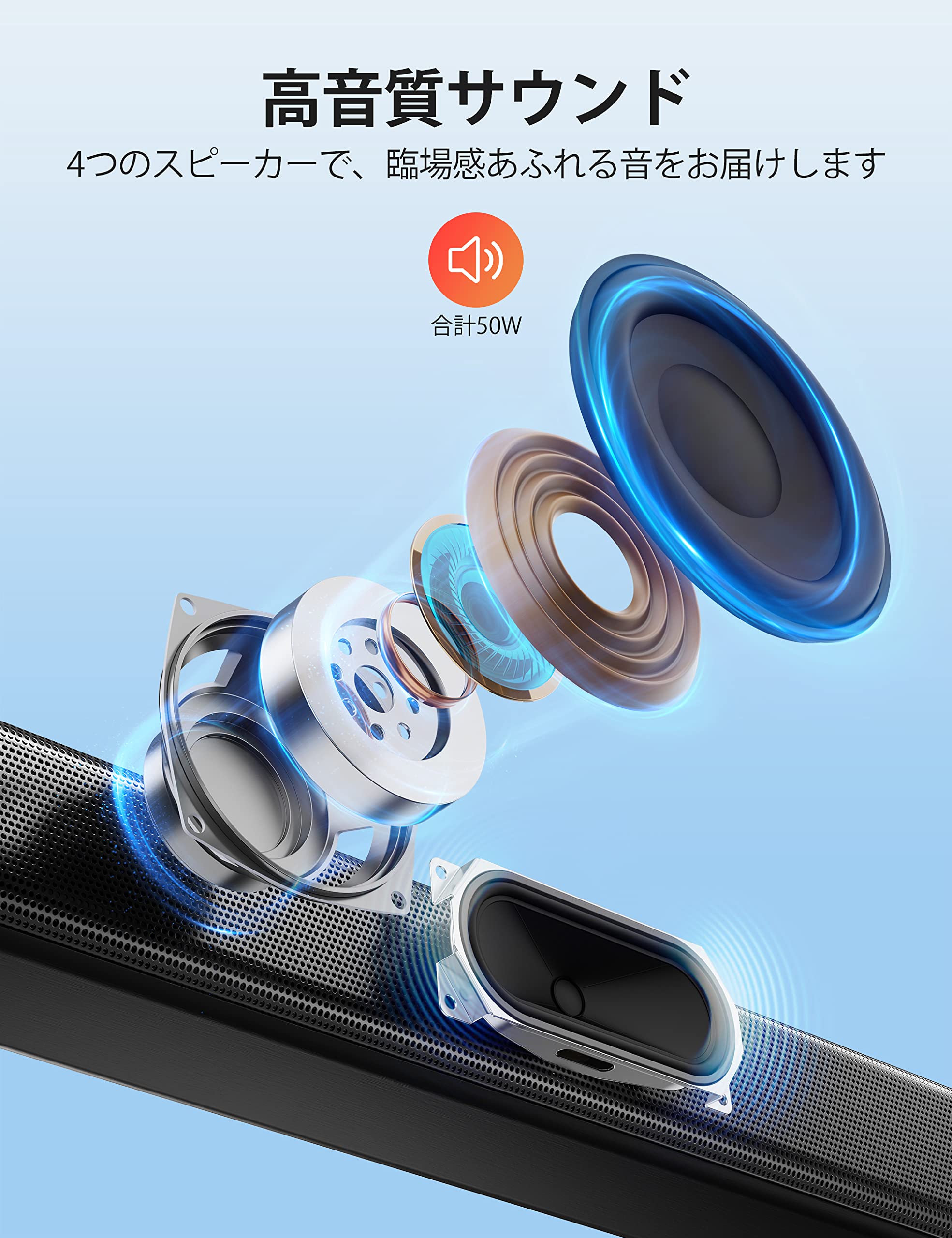 シアターバー Amazon.com: KEMIMOTO UTV Sound Bar 16 Inch ATV SoundBar Golf