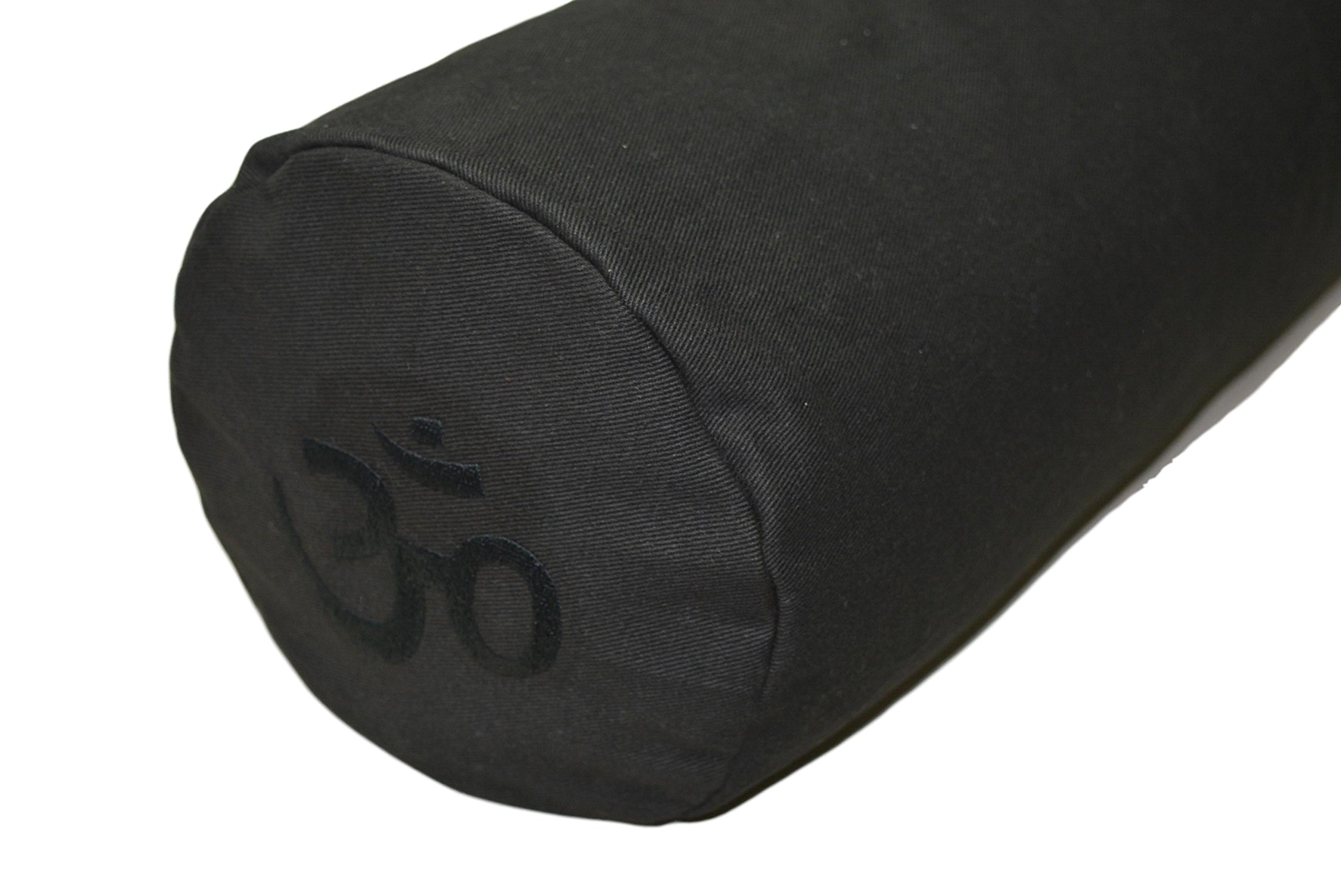 Tvamm-Lifestyle Special - Cuscino a rullo per yoga, 65 x 22 cm (diametro), imbottitura in grano saraceno