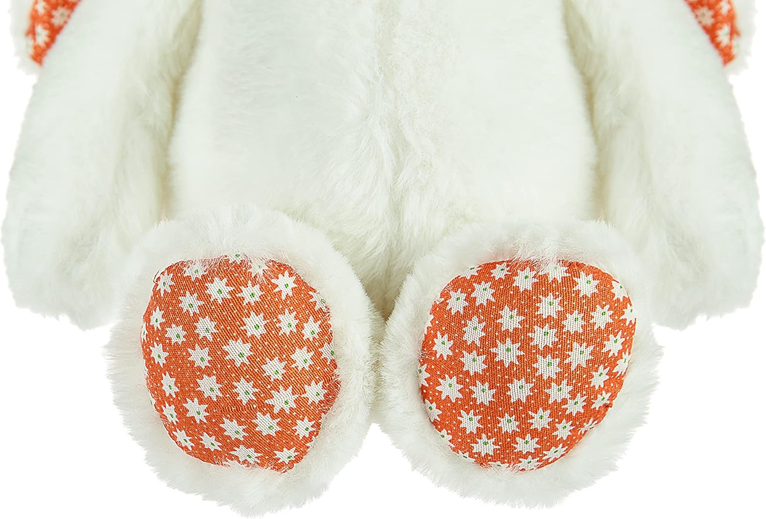 DILLY DUDU Orange Blossom Bunny Rabbit Stuffed Animal Plush Toy Best Gifts 10-Inch (Cream) - Image 5