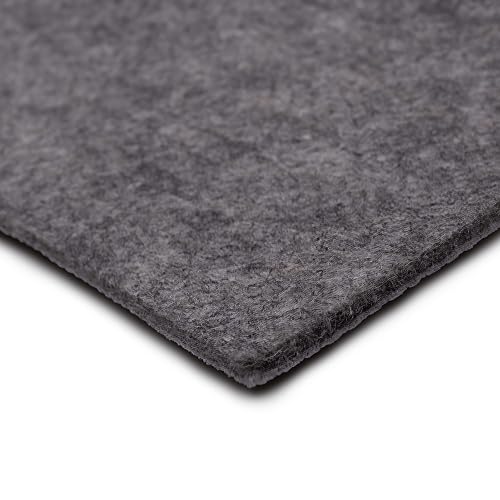 Mohawk Home 9’ x 12’ Non Slip Grip Rug Pad 1/8' Low Profile Felt Cushion + Rubber Gripper, Great for High Traffic Areas