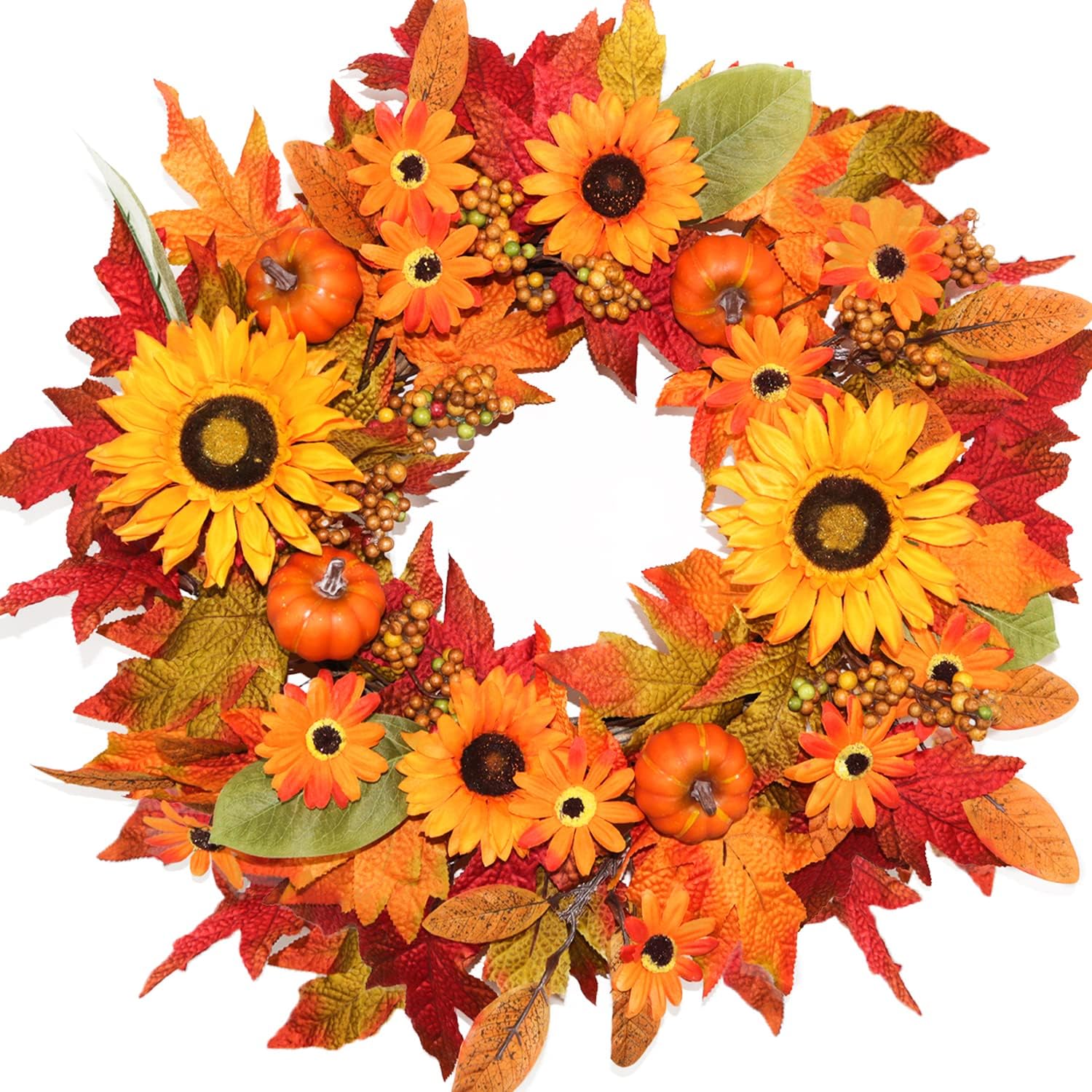 Lotus Hills Fall Wreath, 22 inch Fall Wreaths for Front