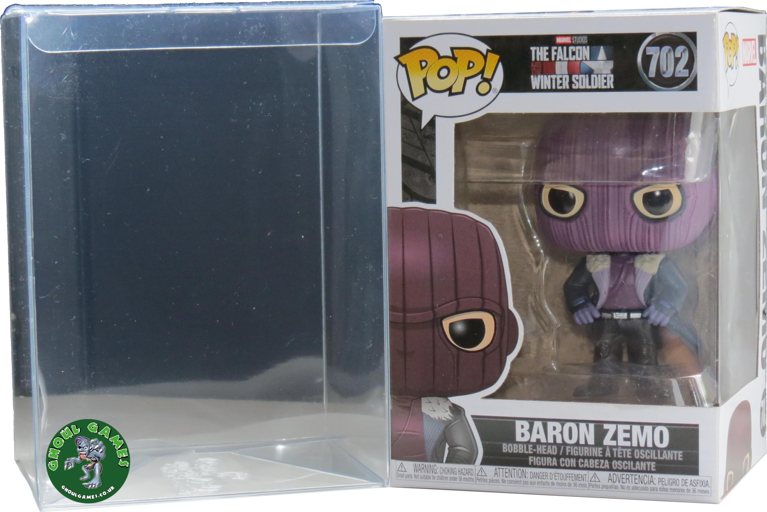 Baron Zemo Pop #702 Pop TV: The Falcon and The Winter Soldier Vinyl Figure (Bundled with Ghoul Games Protector to Protect Display Box)