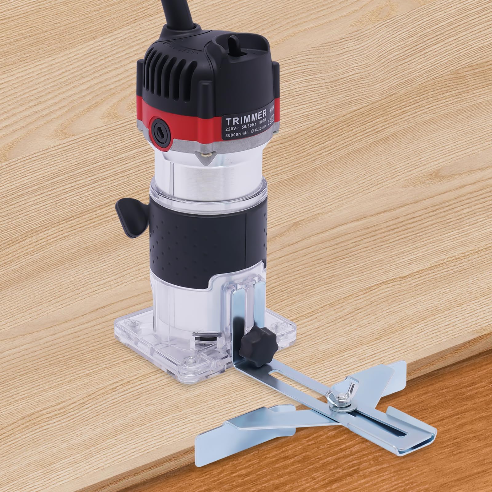 Taglierina a mano elettrica per legno, trimmer con una sola mano, fresatrice per bordi compatta, router per legno, fresa multifunzione, kit per router compatto, trimmer elettrico a mano
