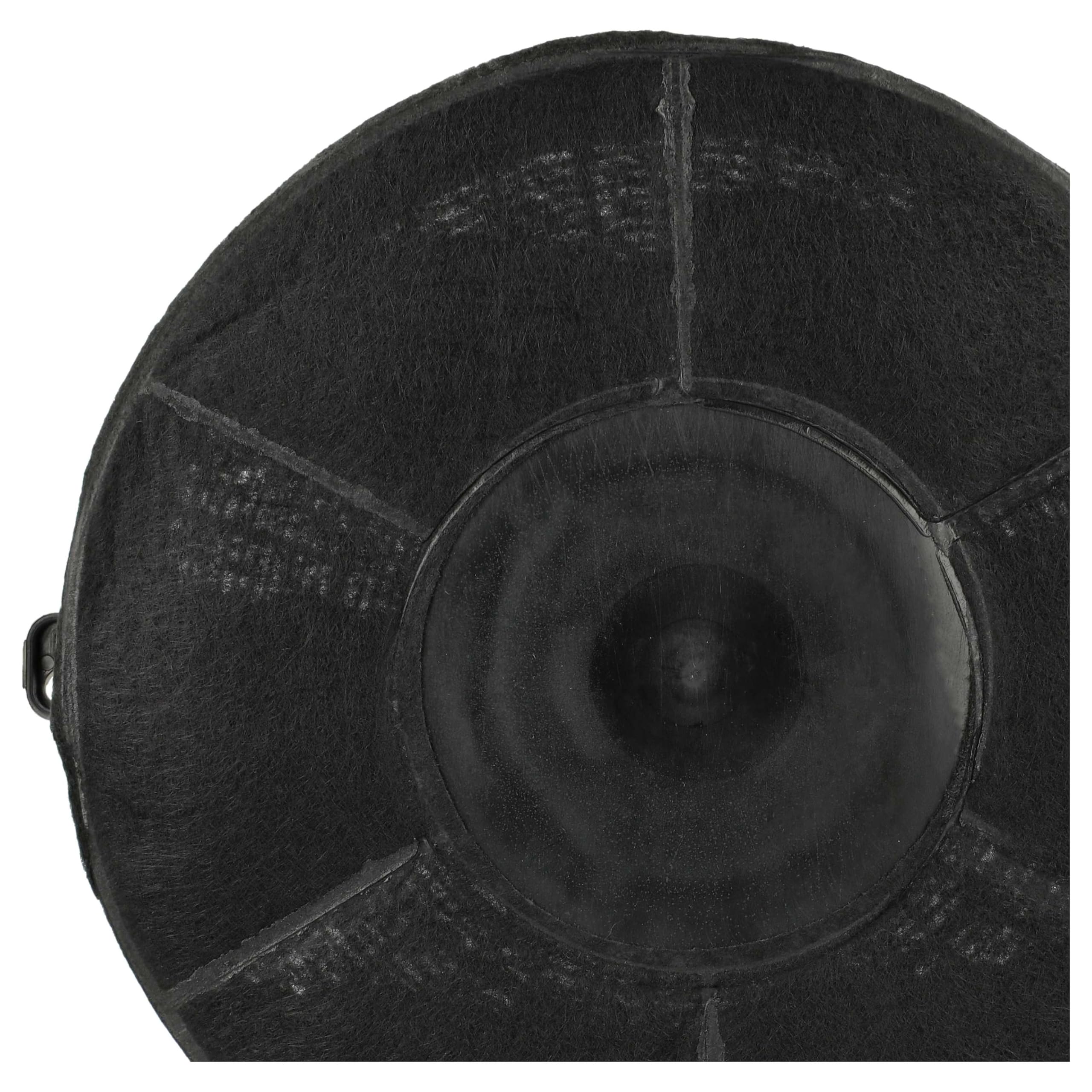 vhbw 2x filtro de carbón activado compatible con Whirlpool WSLK66ASX | WSLK66/1ASX campanas cocina