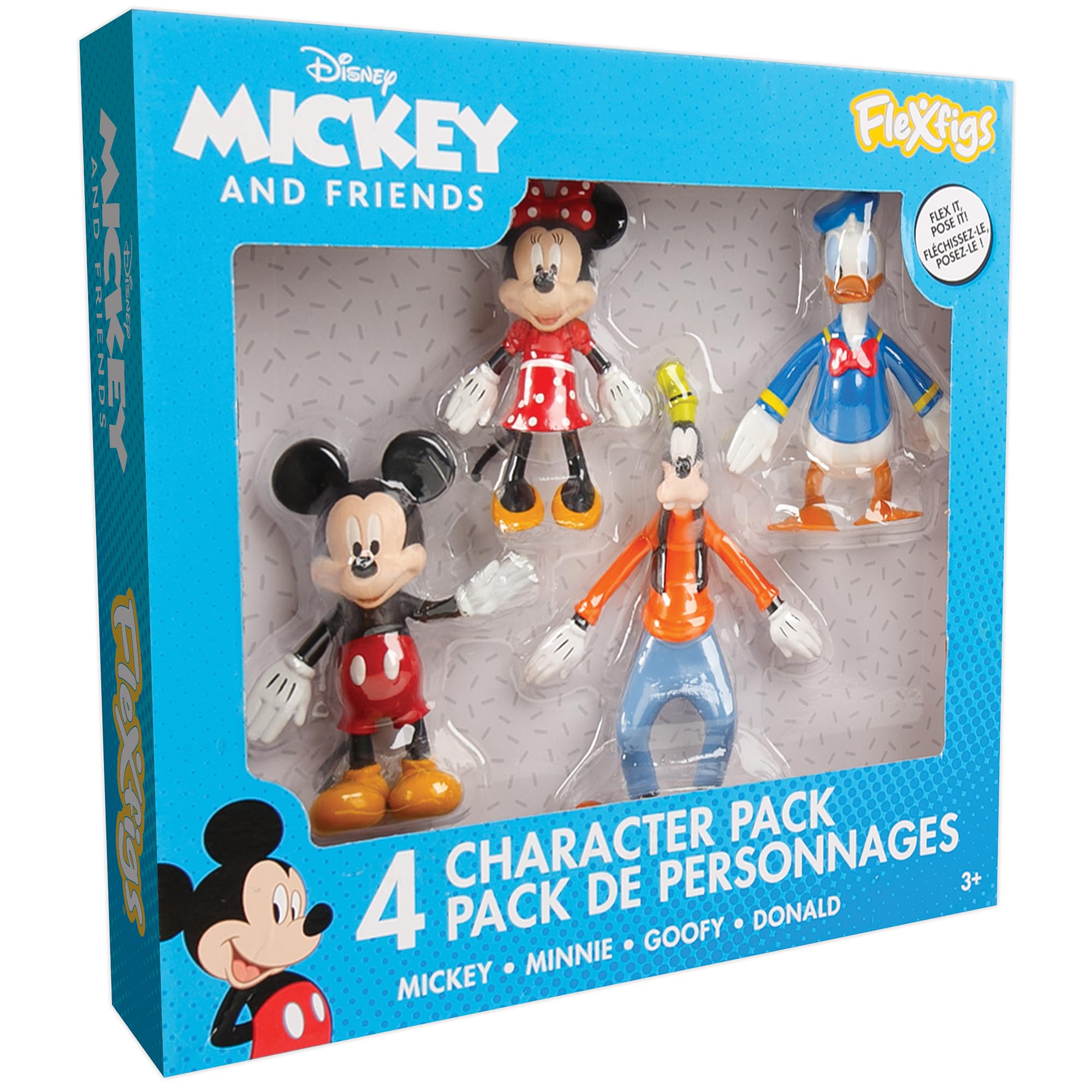Amazon.com: FleXfigs: Mickey Mouse - 4 Character Pack - Disney