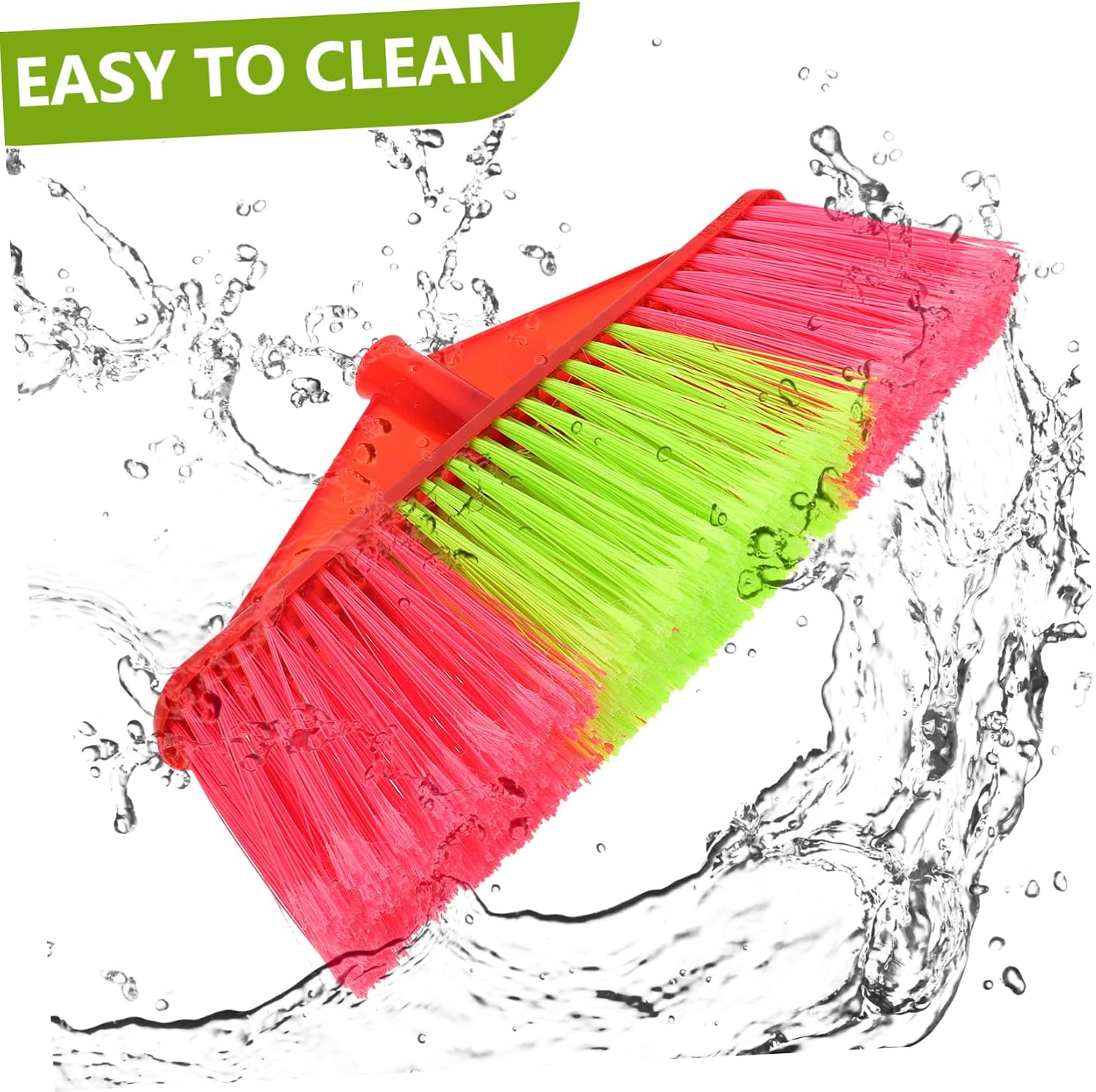 FOMIYES 2pcs Collapsible Broom Head Mop Head Replacement for Outdoor and Household Cleaning
