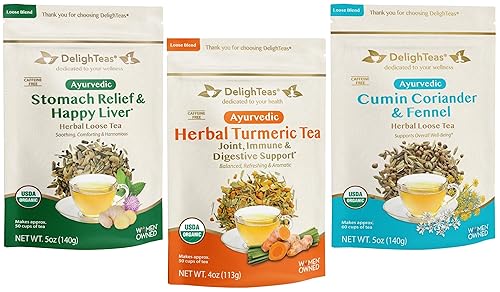 Paquete ayurvédico de hojas sueltas: promueve una digestión saludable y apoya el sistema inmunológico