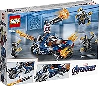 Vista 5 de LEGO Marvel Avengers Captain America: Outriders Attack 76123 Building Kit (167 Pieces)