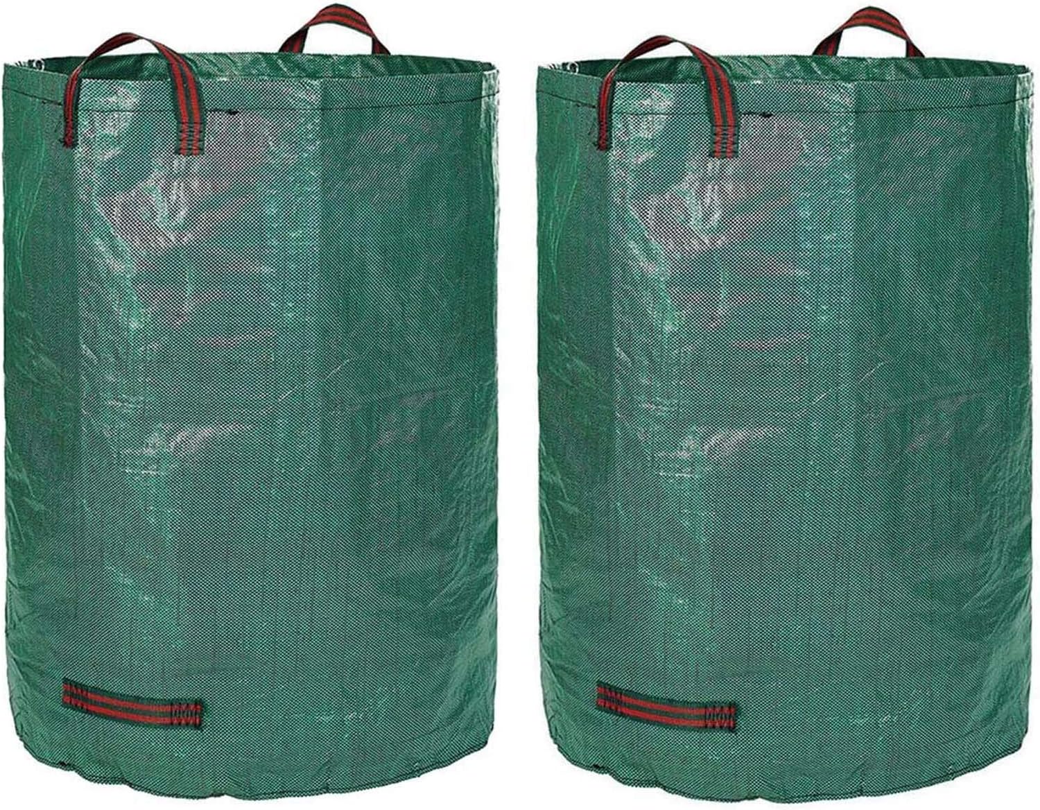 2-Pack Garden Bag Reusable 106L/28Gallon, Garden Waste Bags Heavy Duty with Handles, Collapsible Lawn and Leaf Bags/Trash Can, Gardening Container