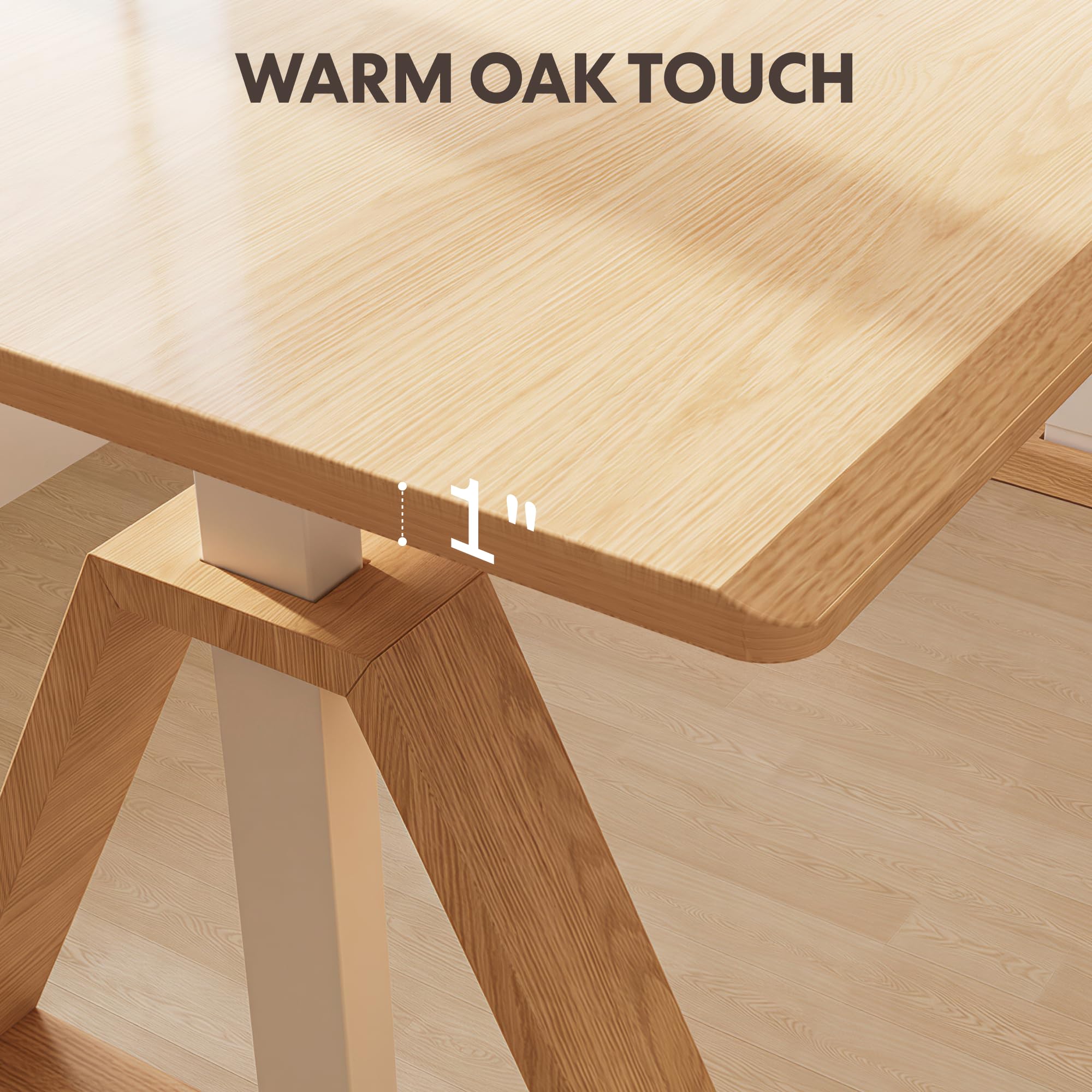 Amazon.com: FLEXISPOT 55 x 28 Inch Oak Executive Standing Desk
