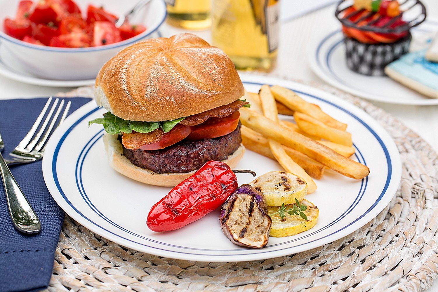 Amazon.co.jp: Corelle 18ピース チップ耐性クラシック