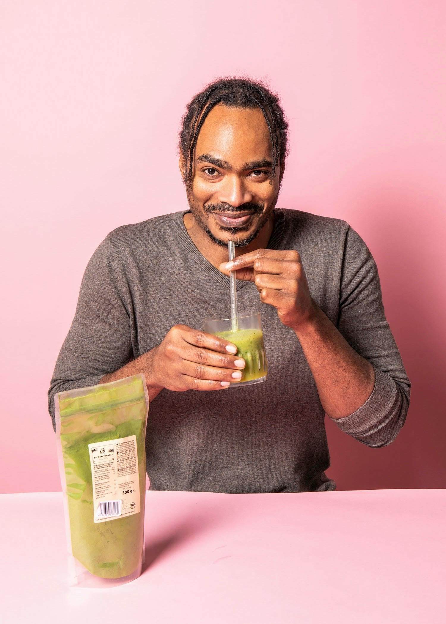 KoRo - Bio Gerstengras Pulver 12 x 500 g - Superfood aus zertifiziert biologischem Anbau ohne Zusätze