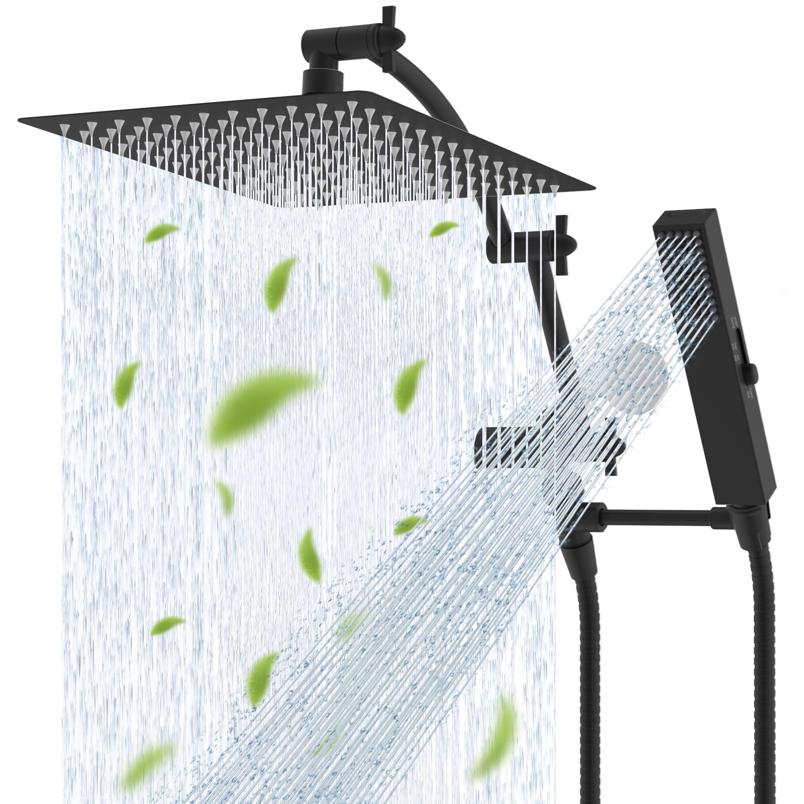 Hibbent 12 Dual Shower Head Combo