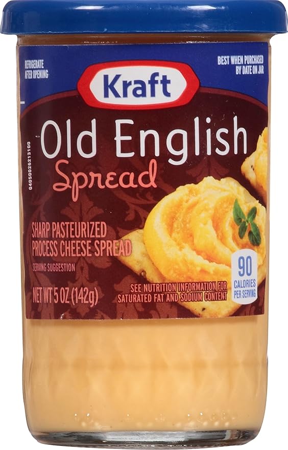 Kraft Old English Cheese Spread, 5Ounce (Pack of 6)
