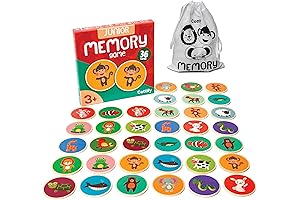 Montessori-Inspired Wooden Matching Game for Toddlers 2-4 Years: Fun Memory Games for...
