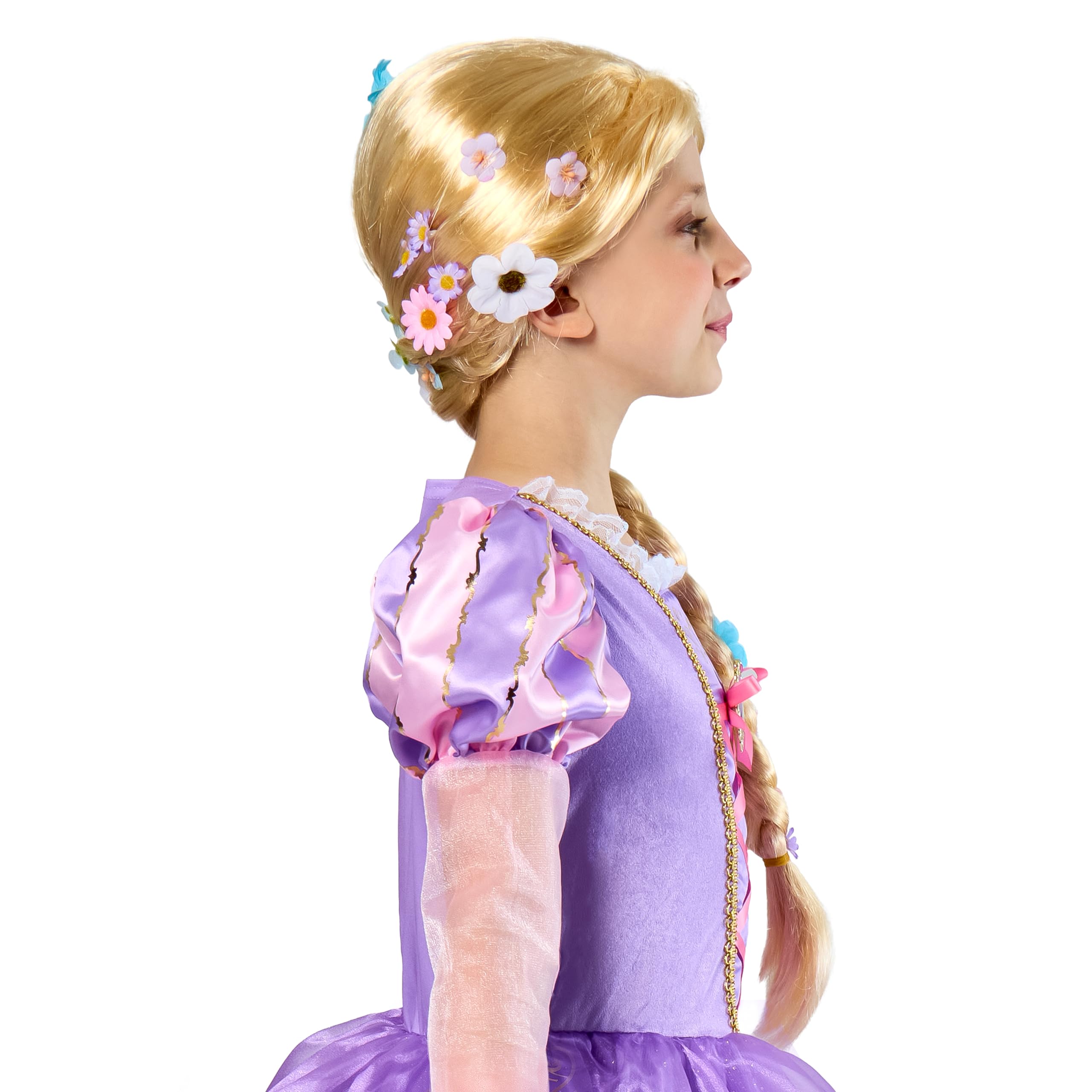 Party City Disney Princess Tangled: parrucca Rapunzel per bambine, taglia unica