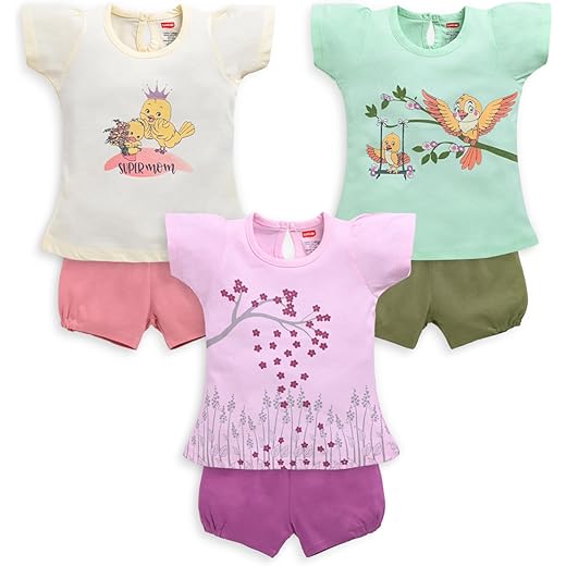 LuvLap Girls Cotton Printed Top