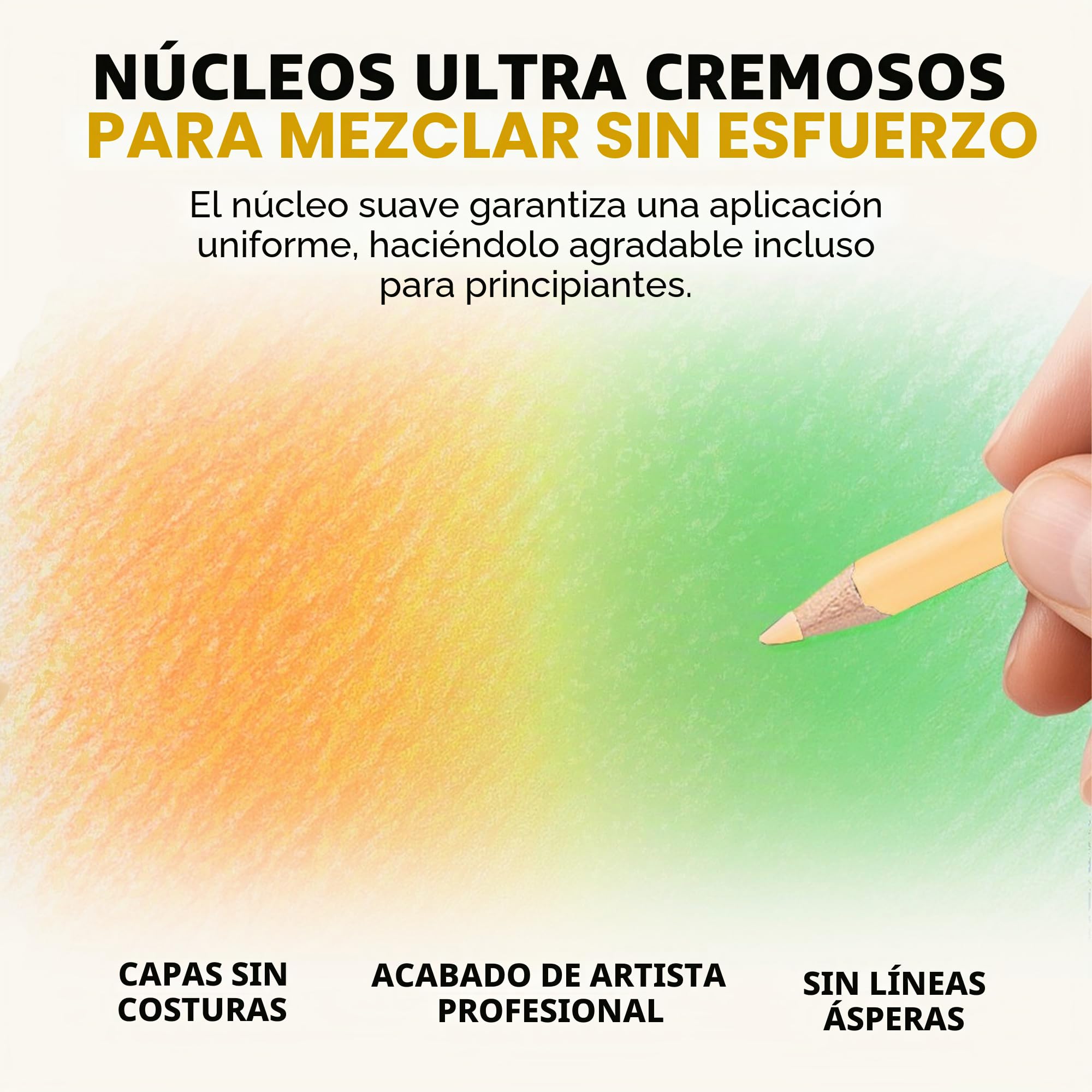 Castle Art Supplies Juego de 72 lápices de colores de verano | Lápices a base de cera con núcleos suaves y lisos | Paleta inspirada en el verano para artistas adultos | Organizado en lata de