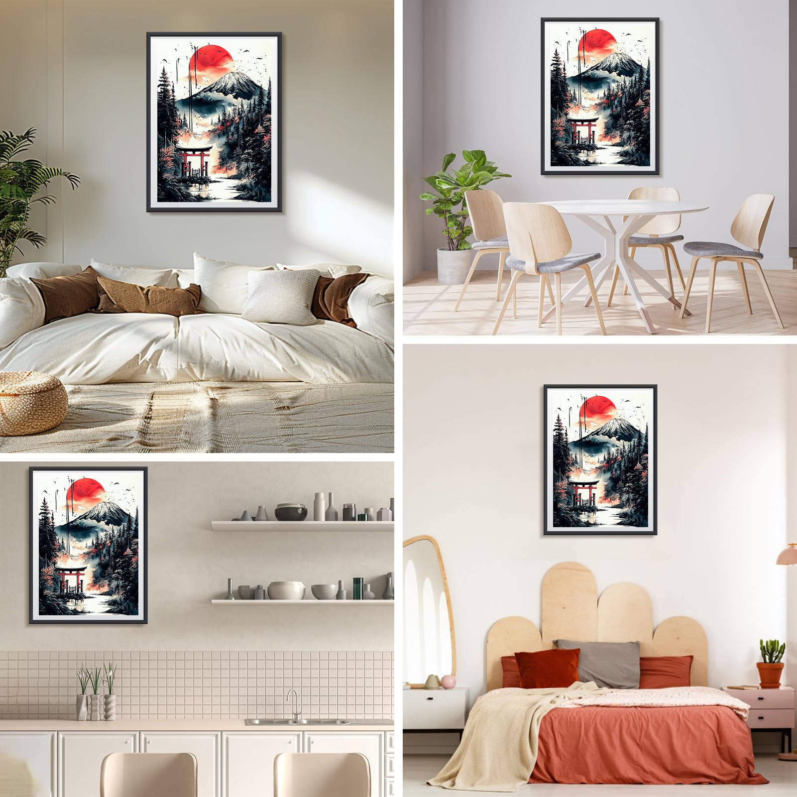 DAERLE Diamond Painting Kits for Adults Japanese Style Landscape - Image 2