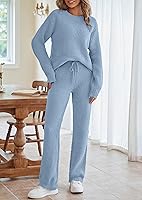 Vista 2 de MEROKEETY Conjunto de pijama de 2 piezas de forro polar mullido para mujer