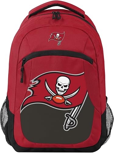 FOCO - Mochila de acción con bloques de color Tampa Bay Buccaneers NFL
