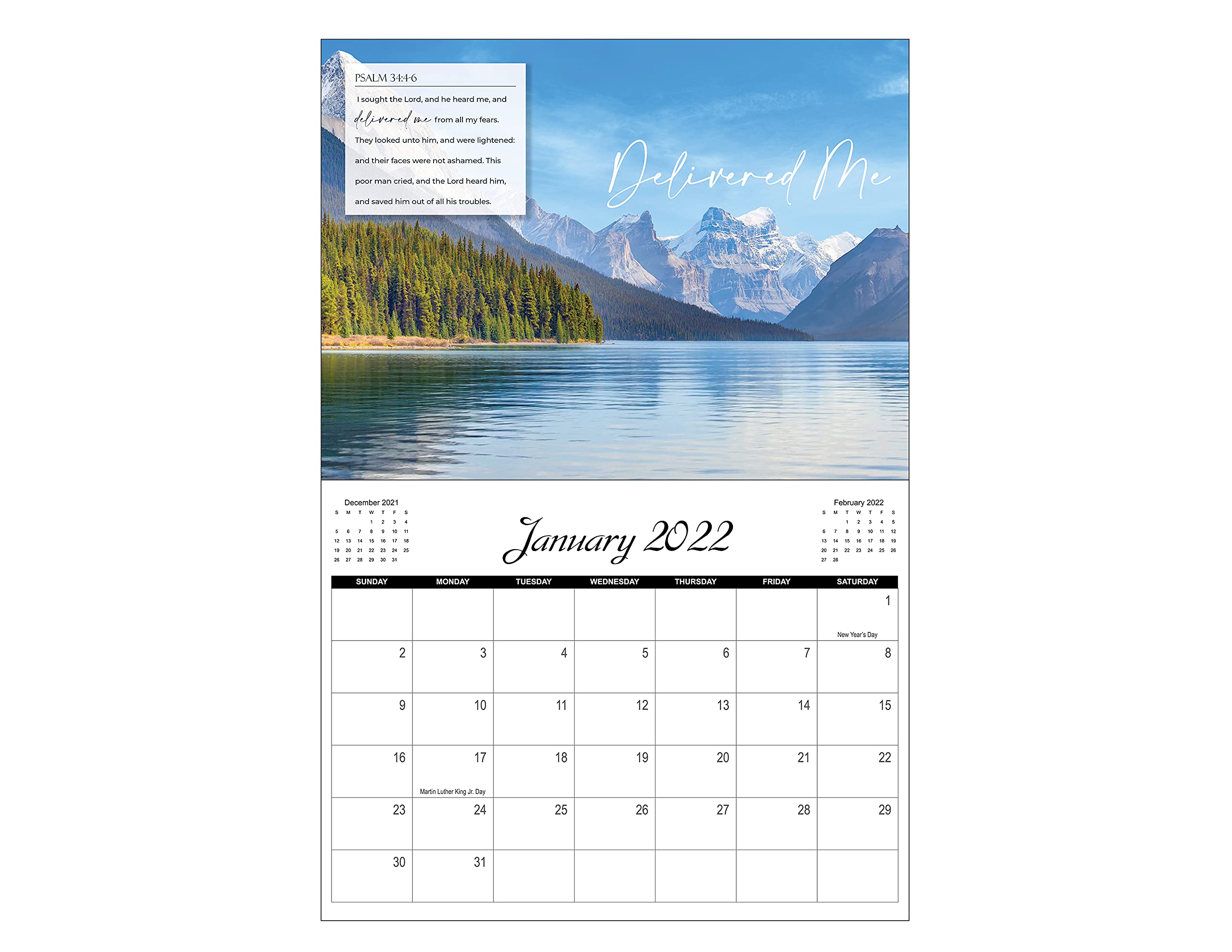 Be Not Afraid Bible Verse Wall Calendar 2022 Buy Online in Japan at
