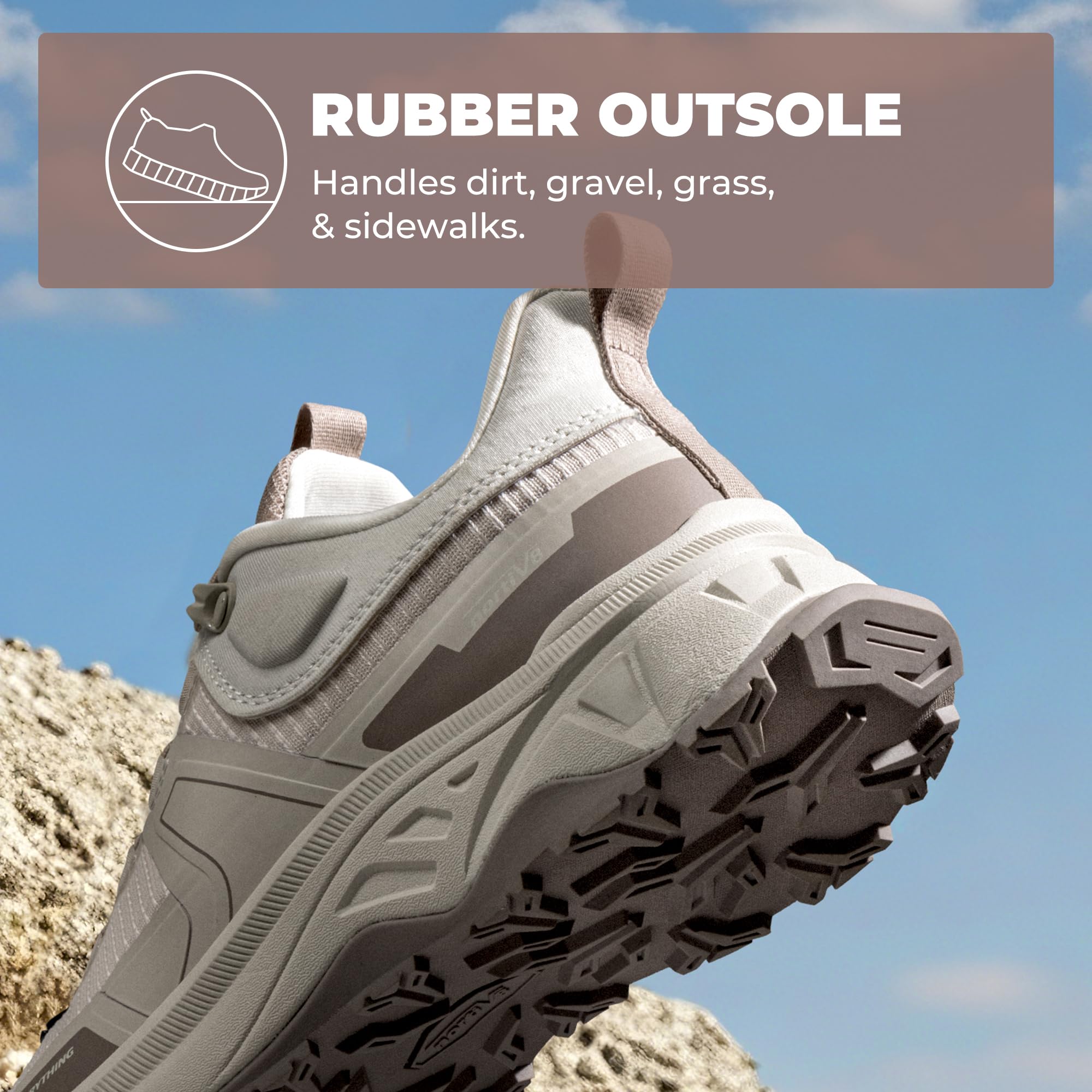 NORTIV 8 Scarpe da Trekking da Donna Stivali da Montagna Trekking Caccia Sneakers Antiscivolo Leggero Esterno Traspirante Leggero
