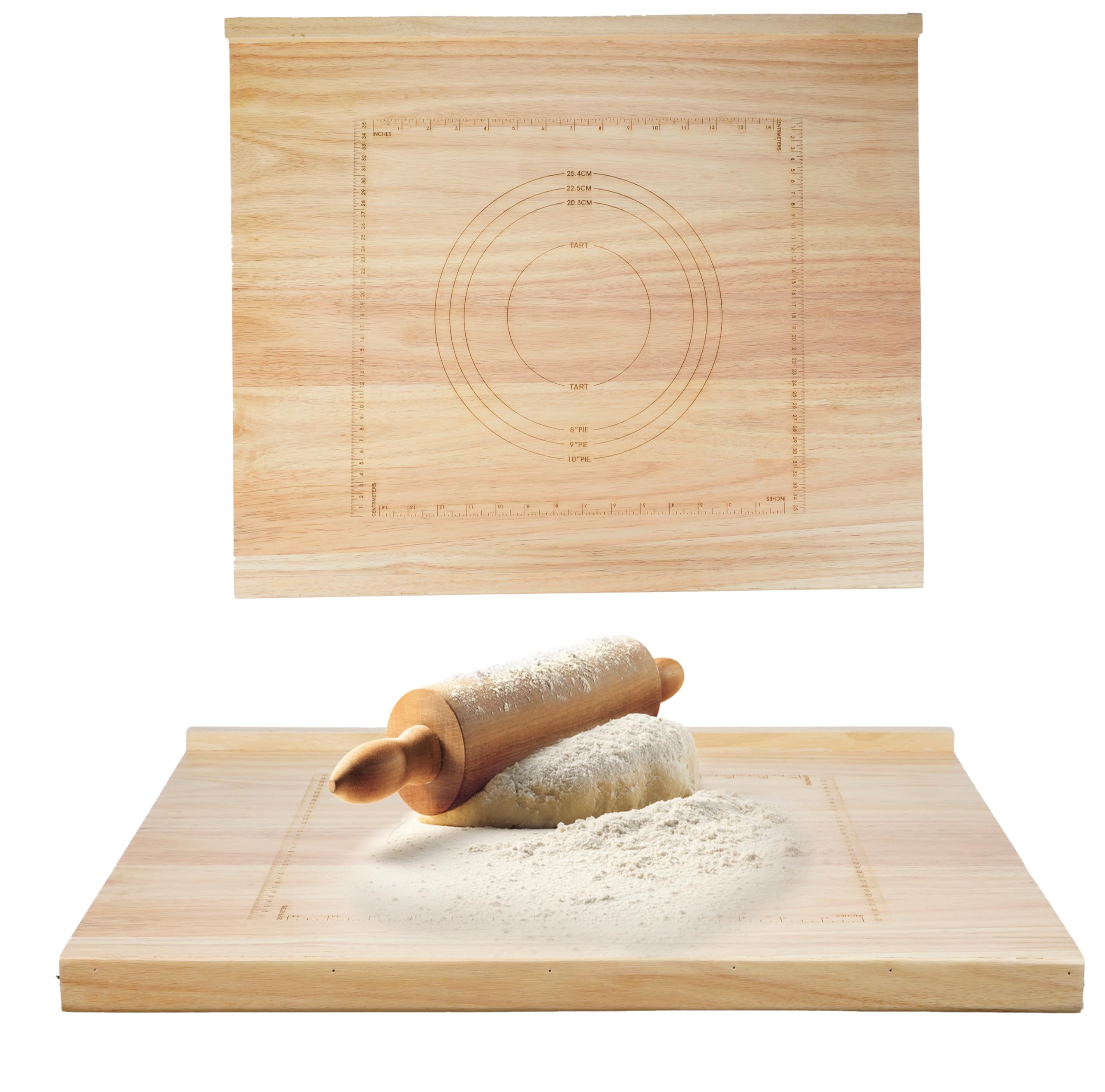 Tabla de cortar de madera para hornear