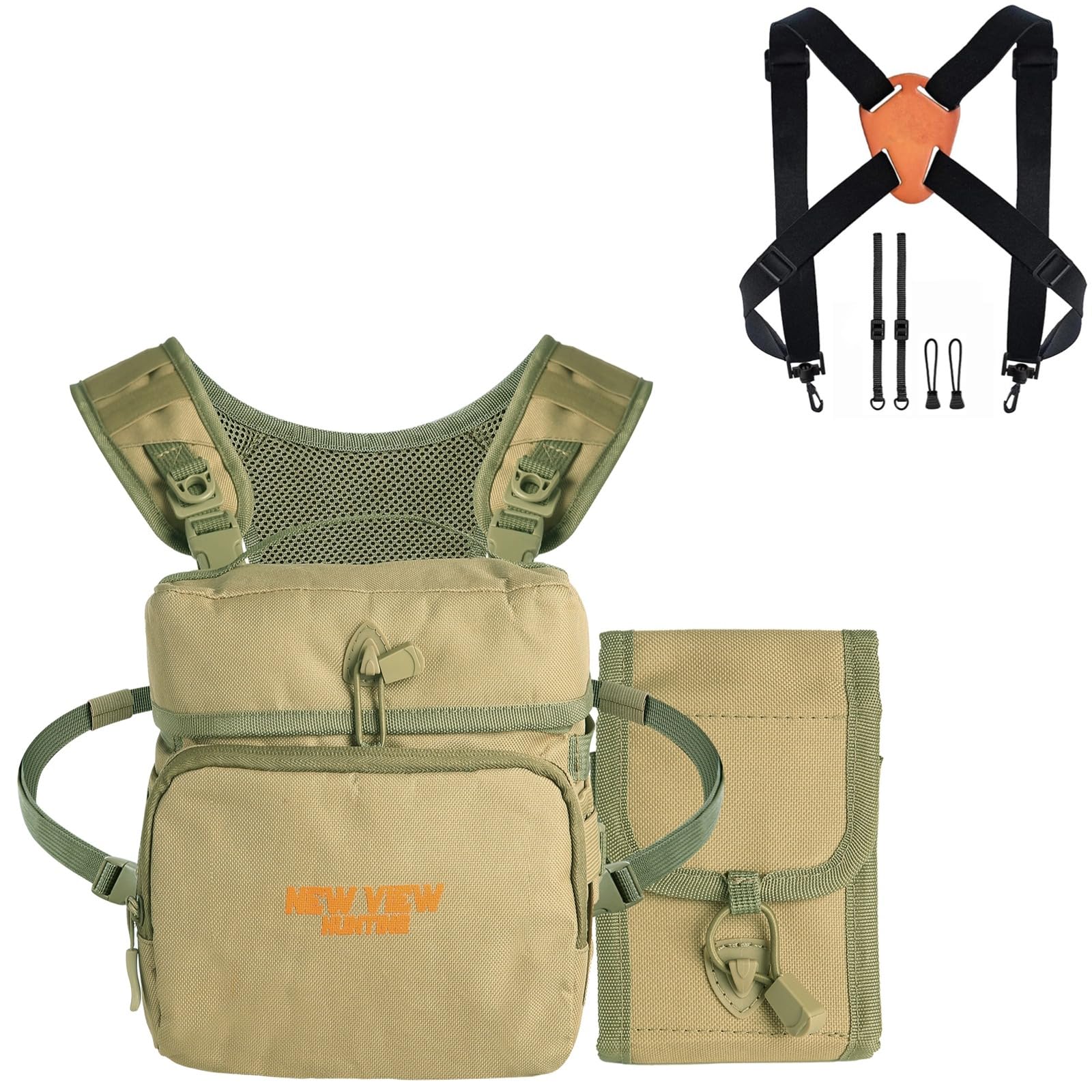 NEW VIEW Binocular Harness Chest Pack + Binocular Harness Strap
