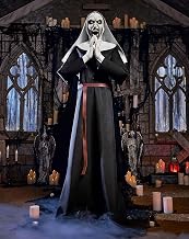 Spirit Halloween The Nun 5 Ft 8 In Valak Animatronic, Officially Licensed, Animated Decoration, Perfect for Horror Fans