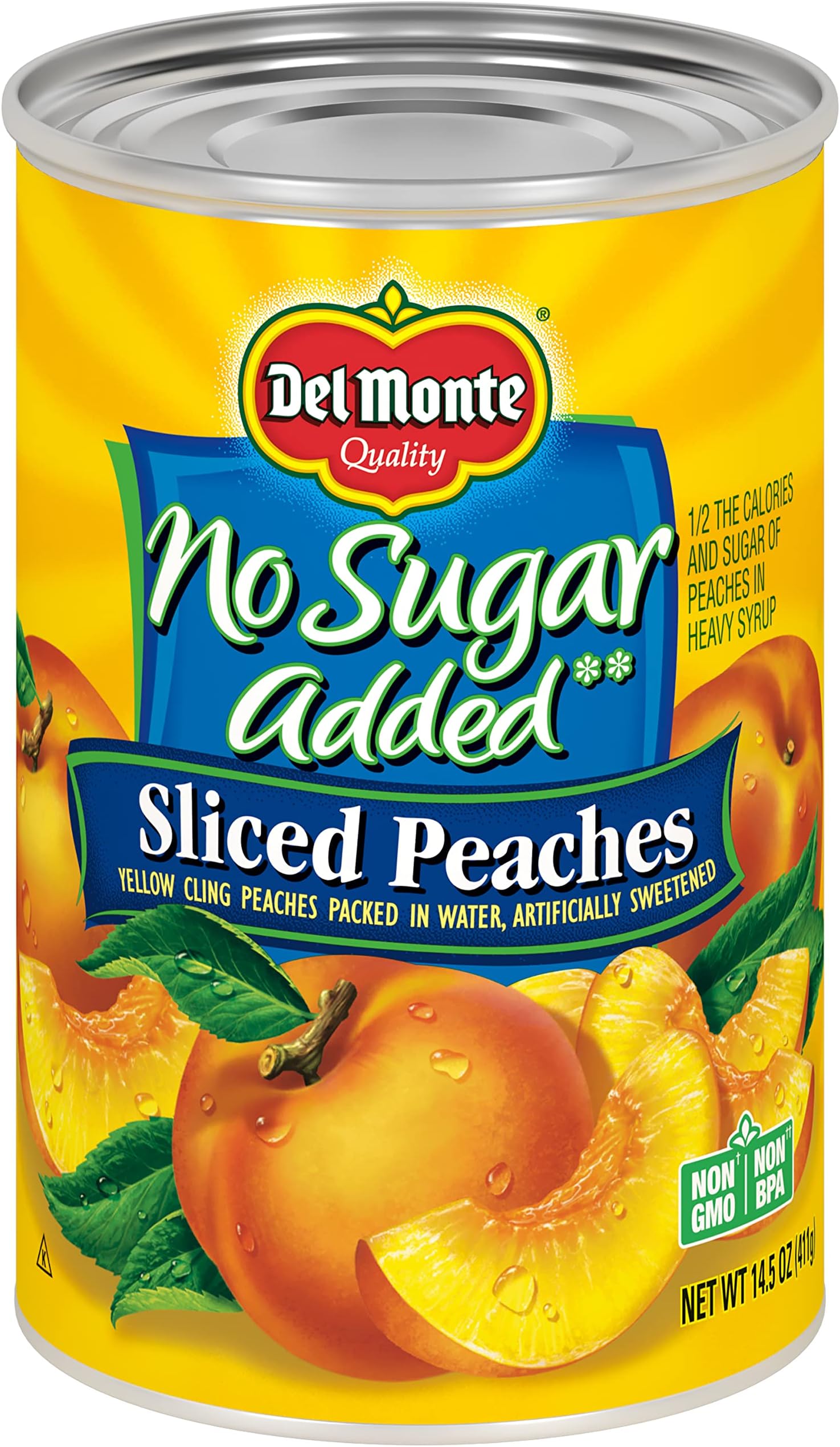 Canned Sliced Peaches, 14.5 Ounce