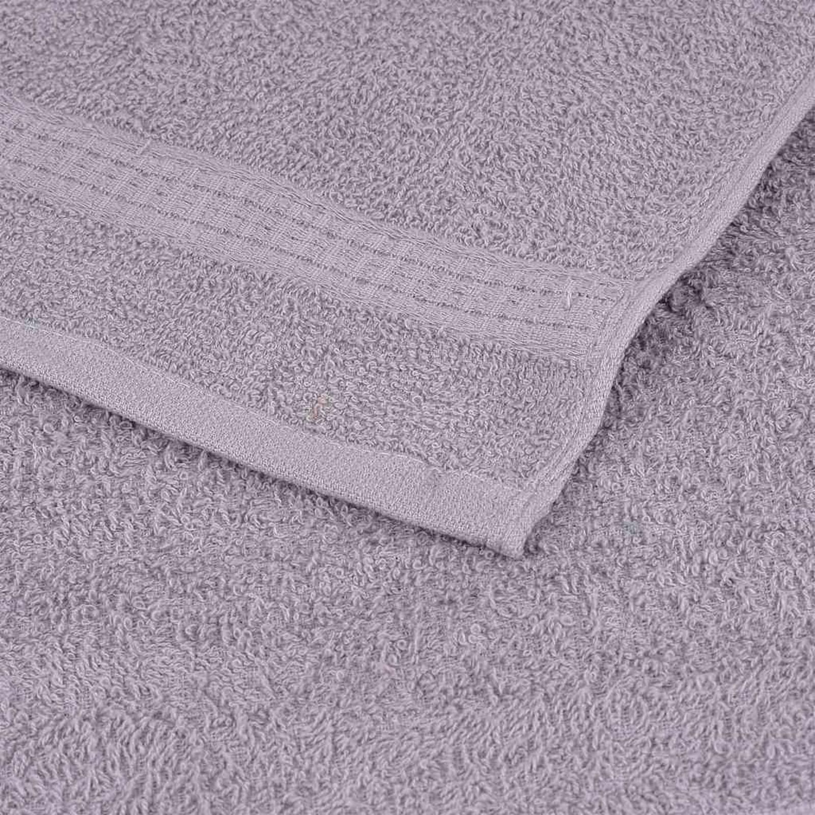Homgoday 100% Baumwolle Badetücher 100x150cm, grau, saugfähig, 2er Set, nach Oeko-TEX Zertifiziert Model136836