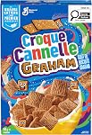 Cinnamon Toast Crunch Cinnagraham Cereal Box, 340 Grams Package of Cereal, Cinnamon Graham Cracker Taste Flavour