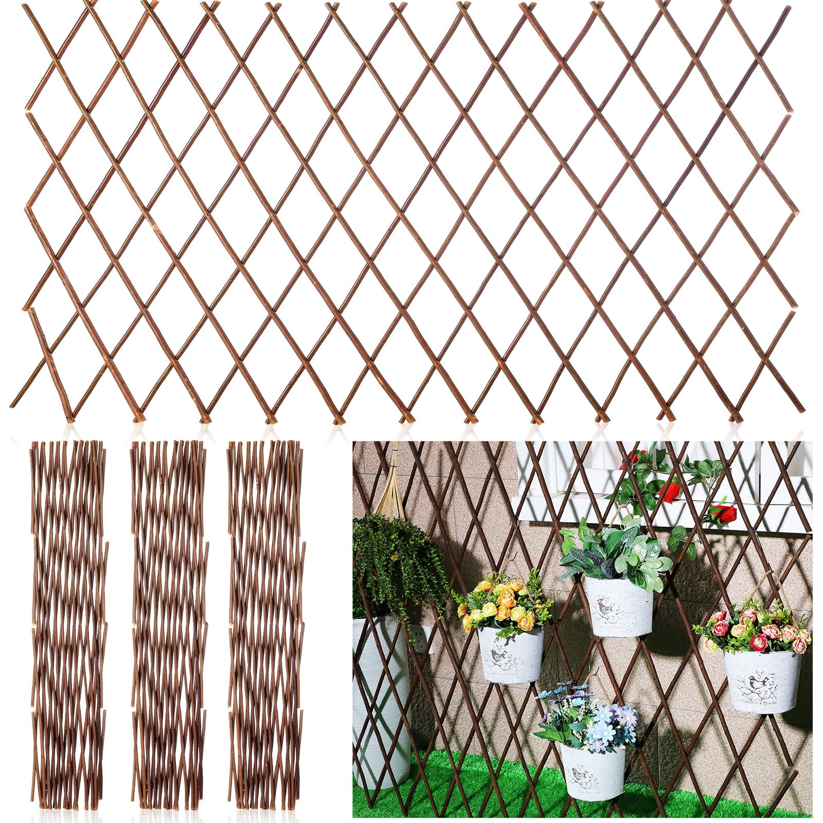 Maasechs Expandable Willow Trellis