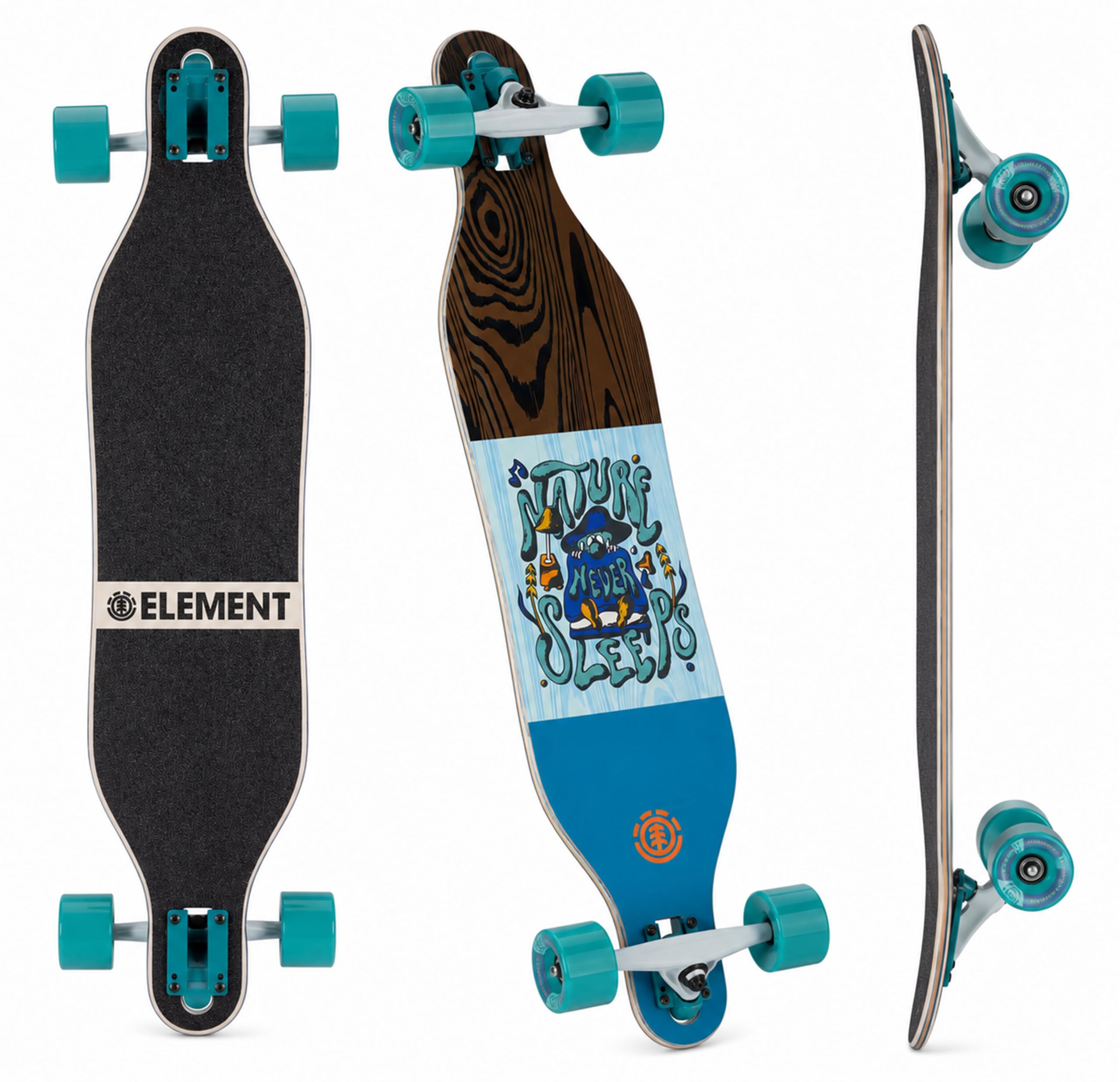 Element Longboard Skateboards Complete Seal Assembled and Ready to Ride