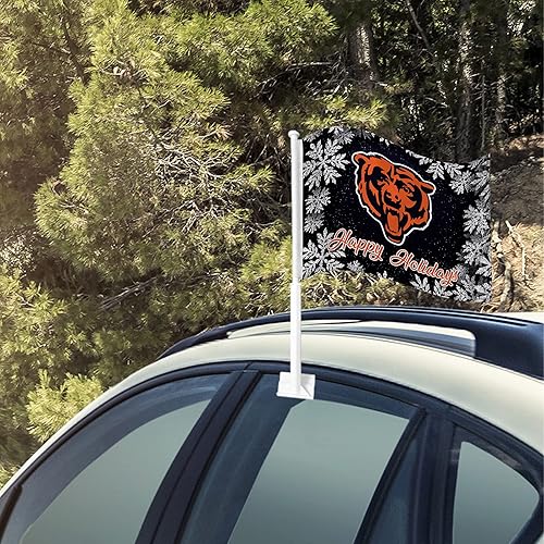 Miniatura 15 de Rico Industries NFL - Bandera de doble cara para automóvil, accesorio para auto B07NHSRDX2
